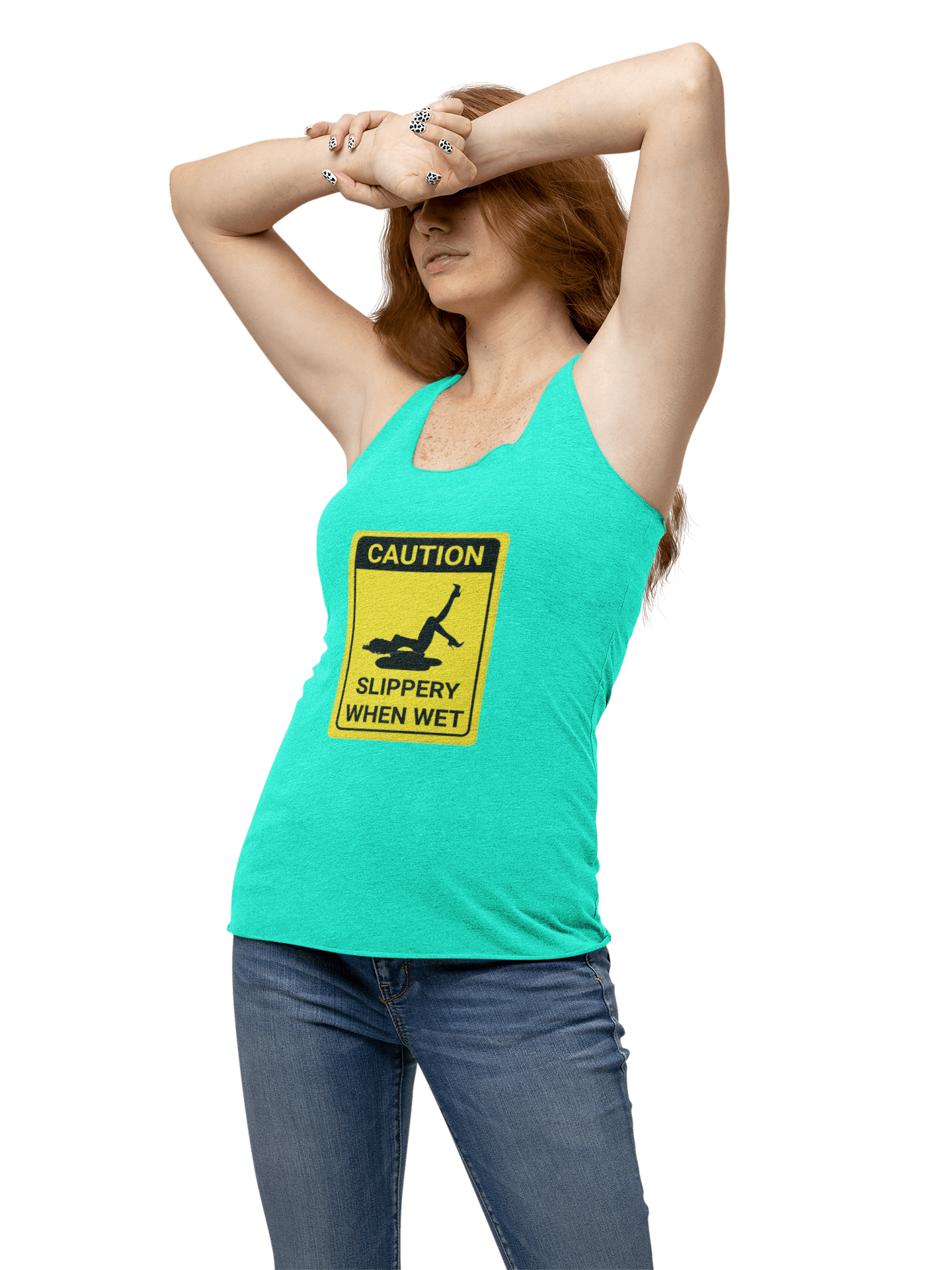 Caution Slippery When Wet - Women's Tank Top