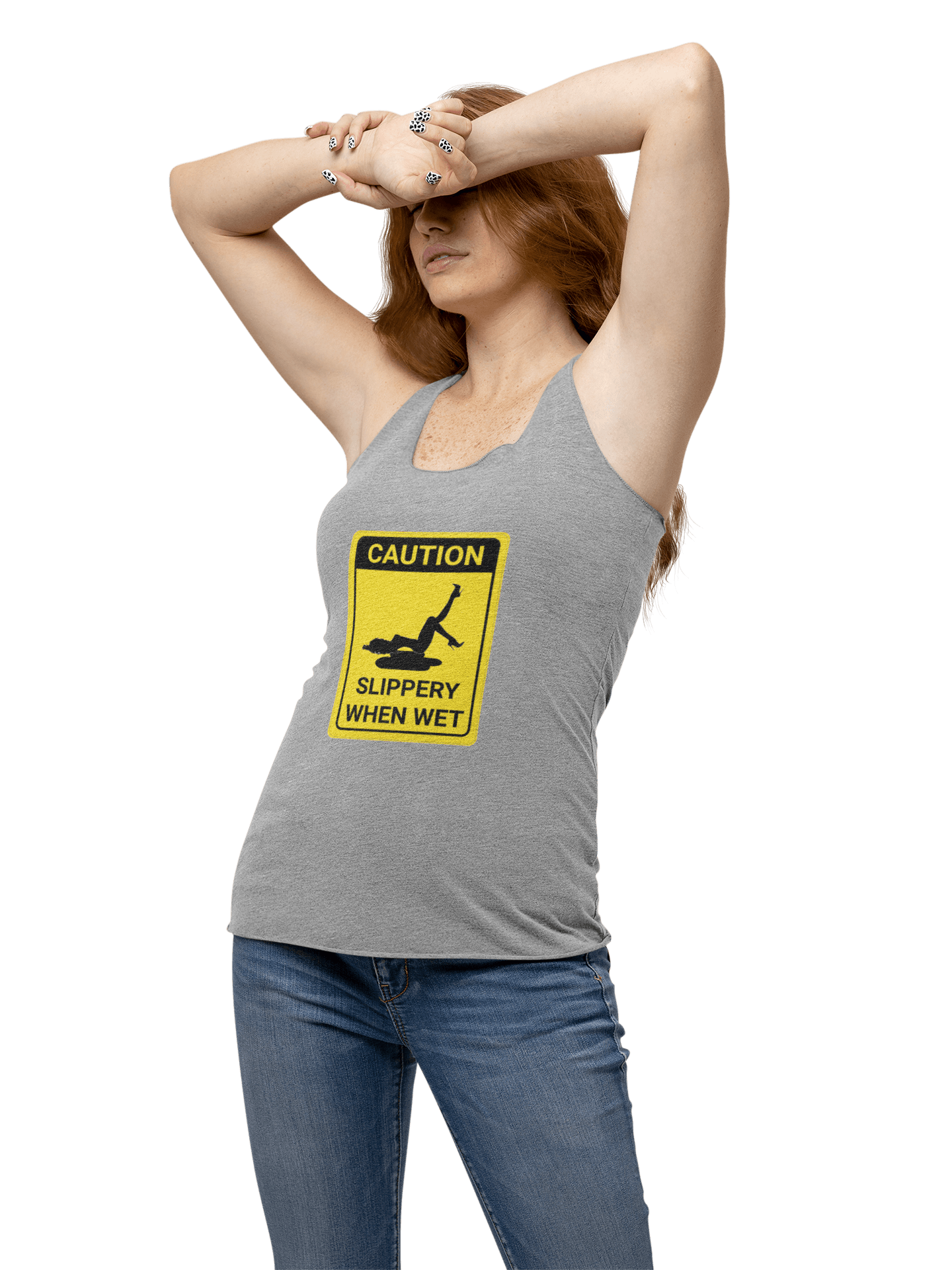 Caution Slippery When Wet - Women's Tank Top