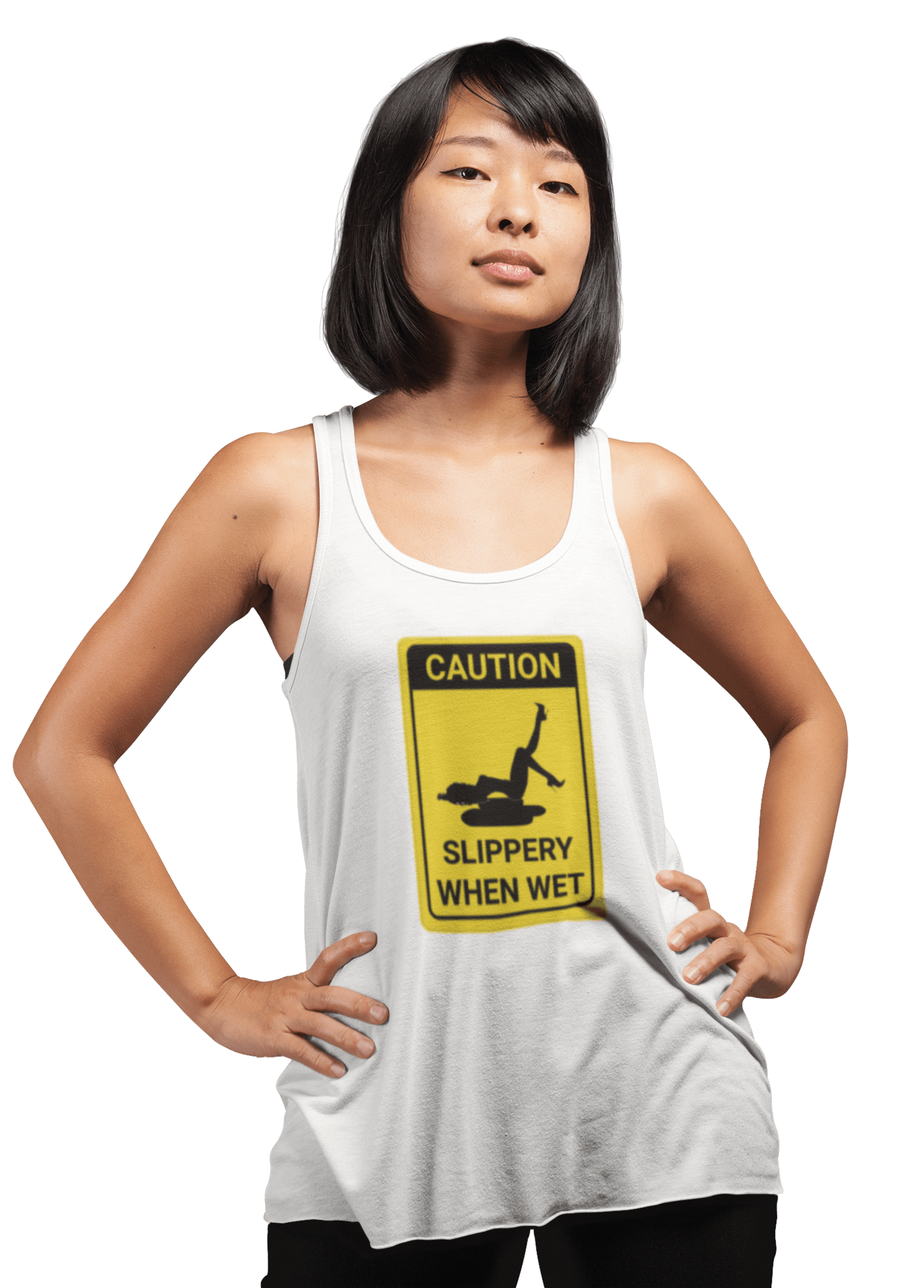 Caution Slippery When Wet - Women's Tank Top