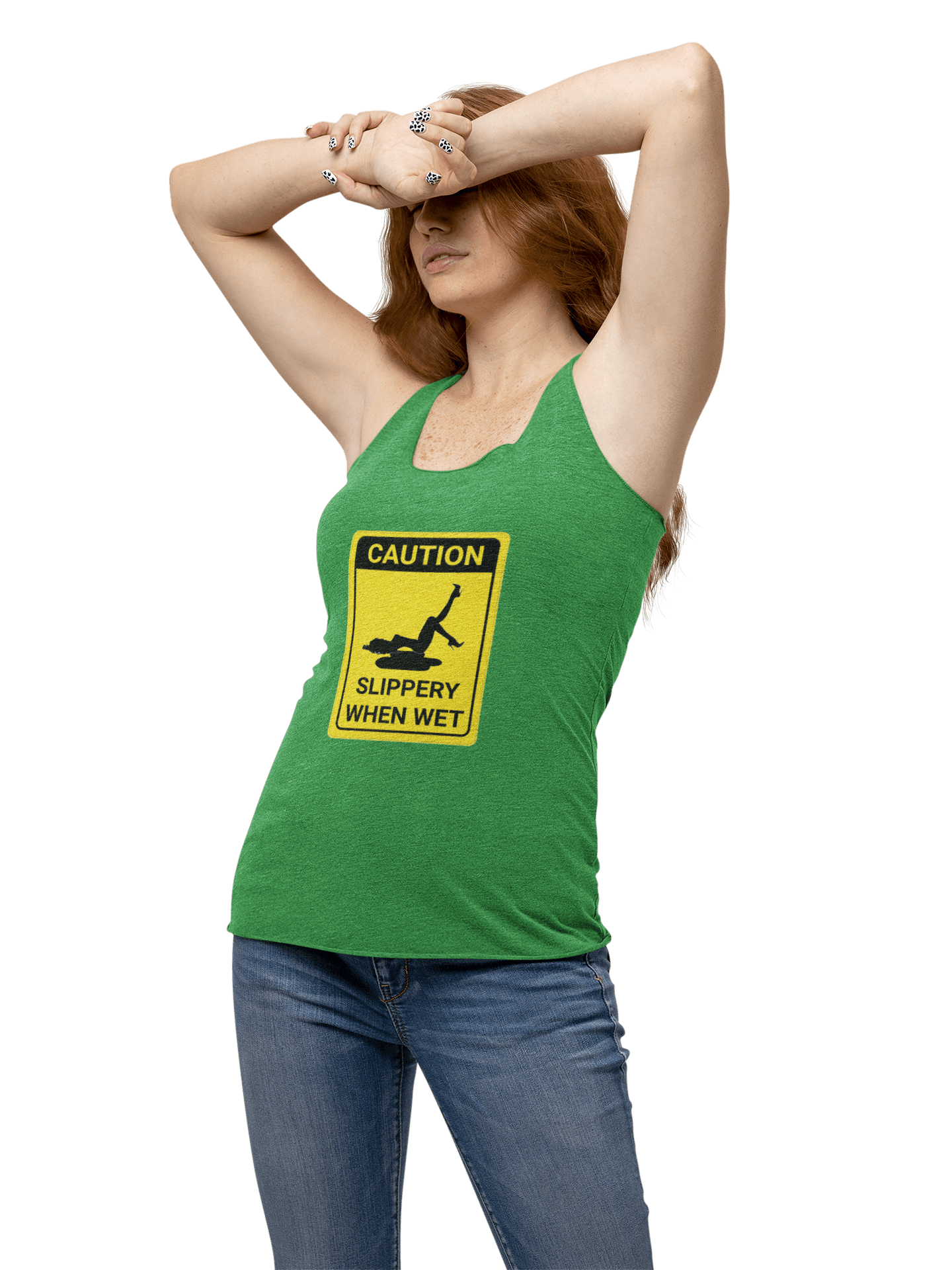 Caution Slippery When Wet - Women's Tank Top