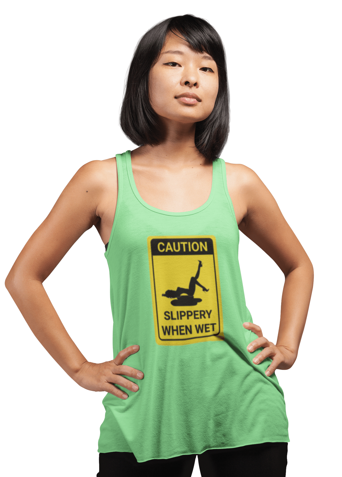 Caution Slippery When Wet - Women's Tank Top