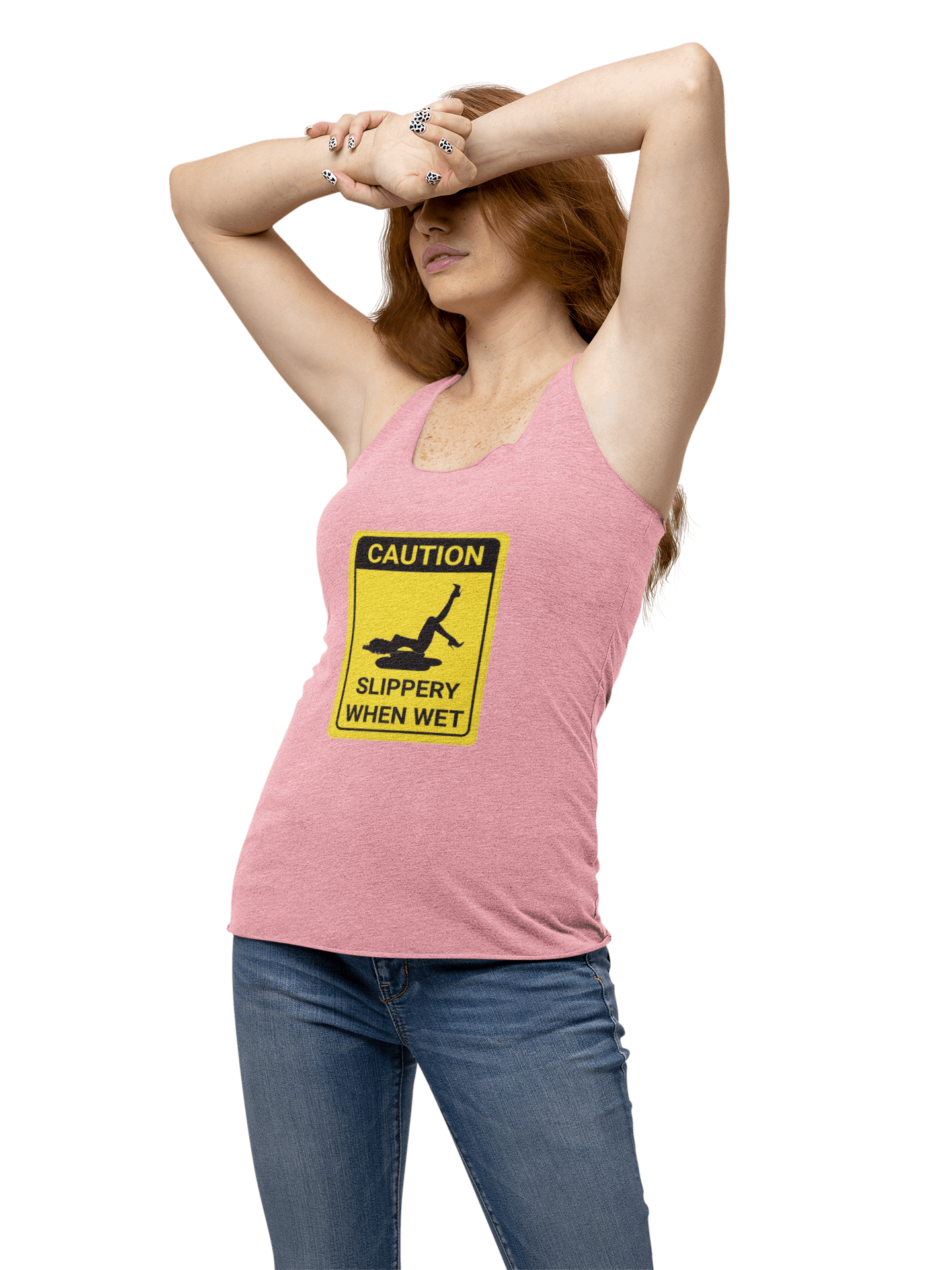 Caution Slippery When Wet - Women's Tank Top