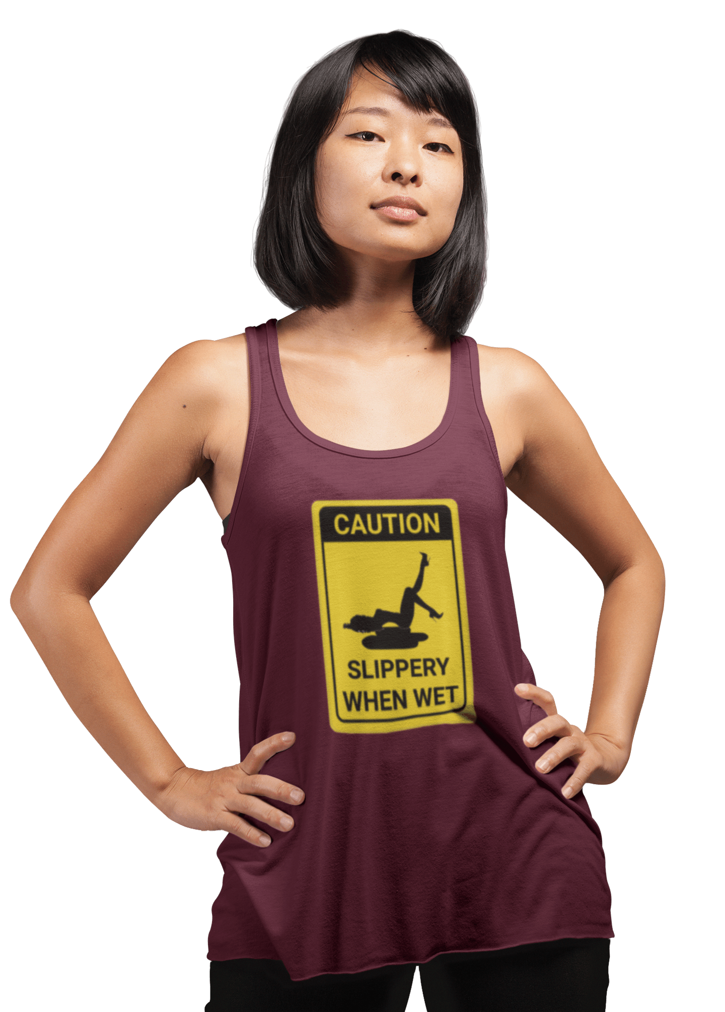 Caution Slippery When Wet - Women's Tank Top