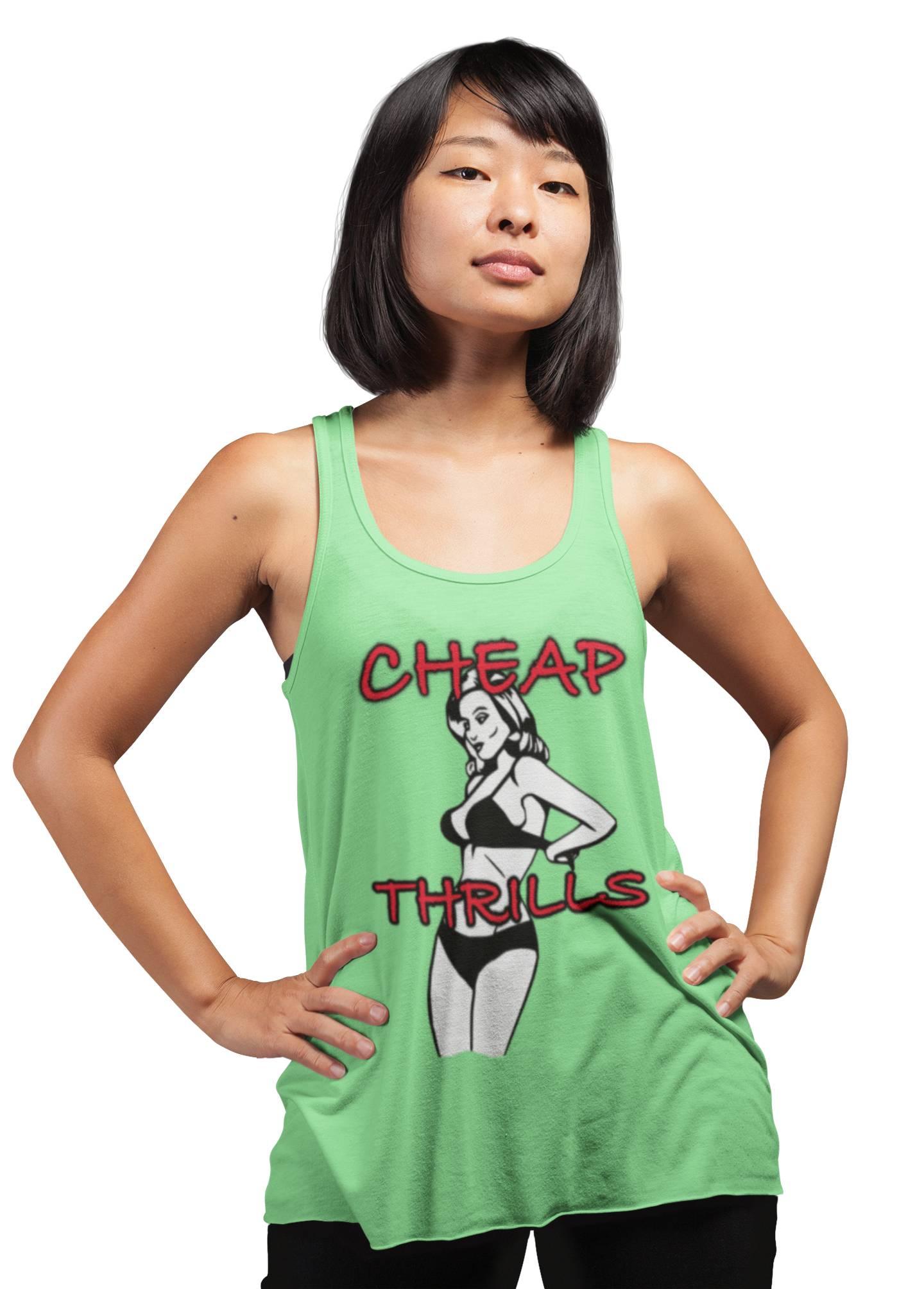 Cheap Thrills - Women's Tank Top - Witty Twisters Fashions