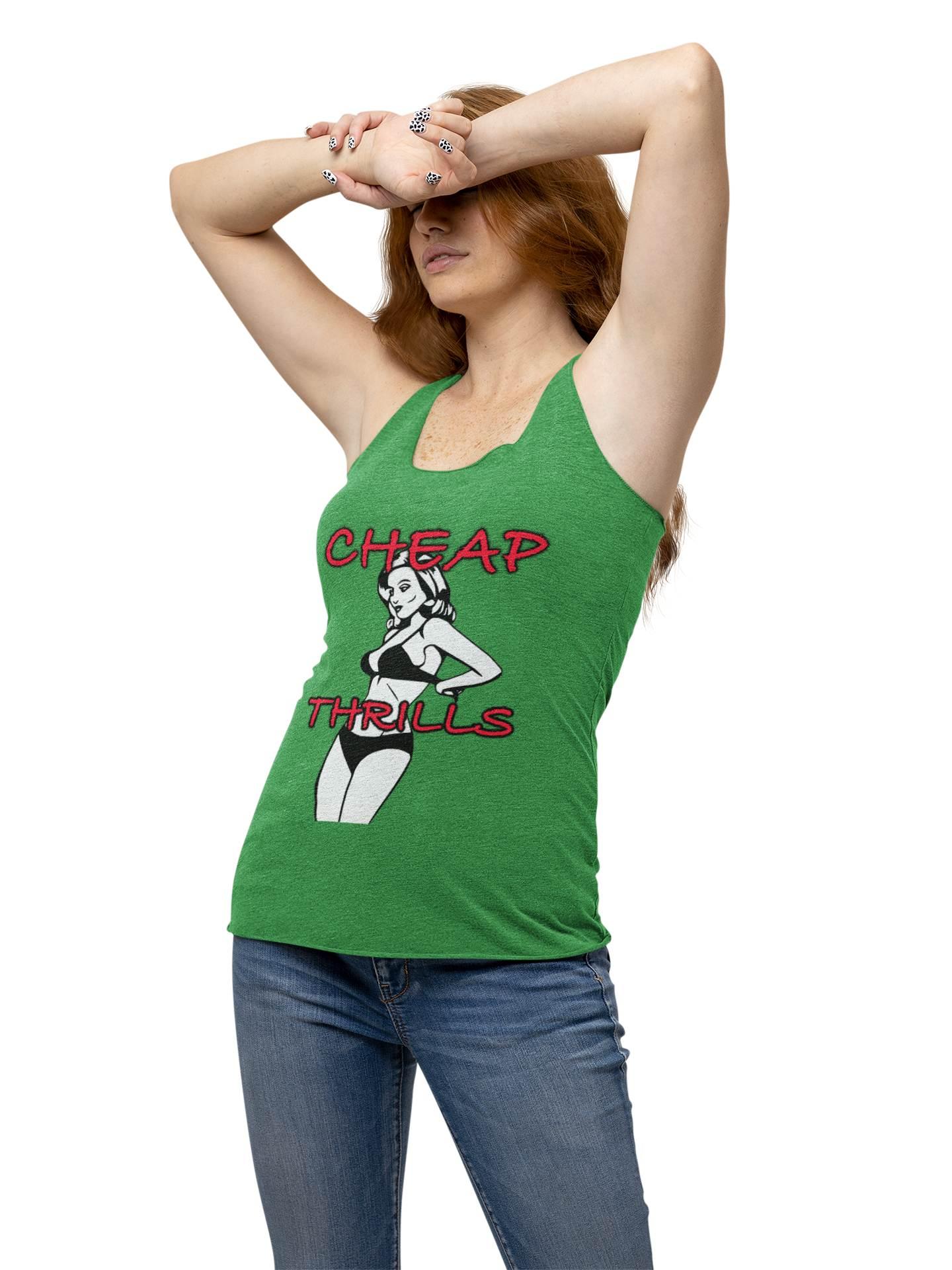 Cheap Thrills - Women's Tank Top - Witty Twisters Fashions