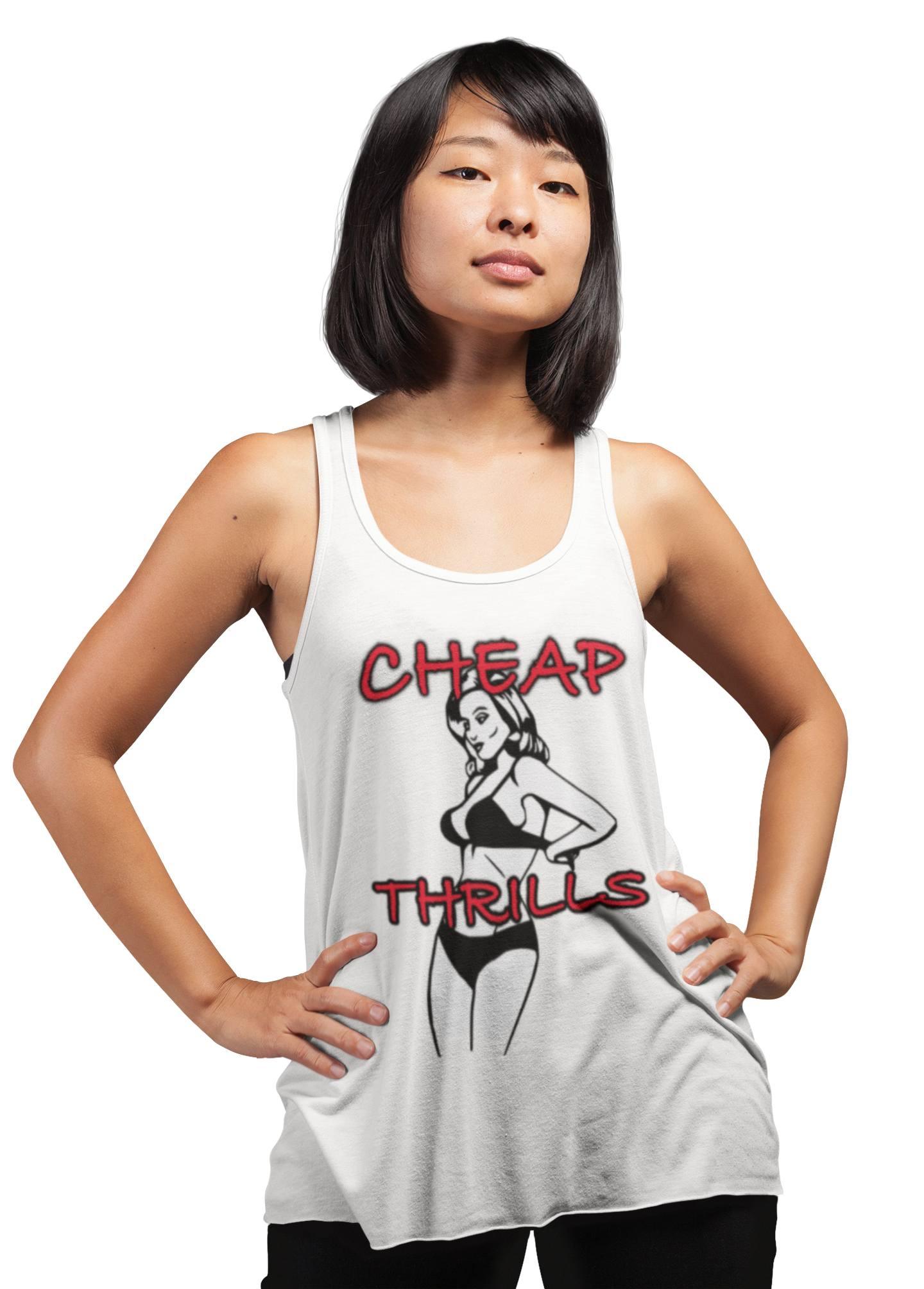 Cheap Thrills - Women's Tank Top - Witty Twisters Fashions