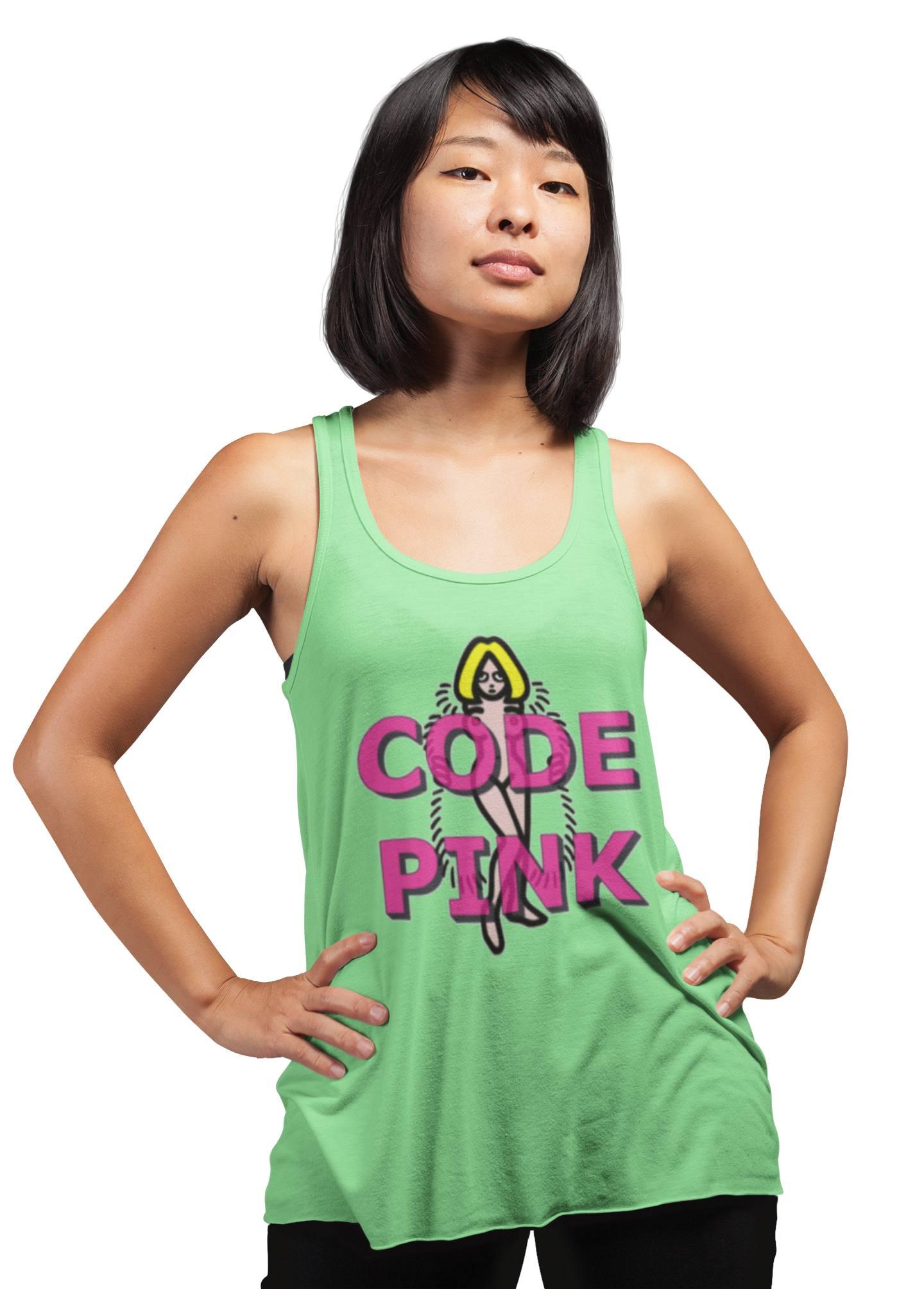 Code Pink - Women's Tank Top - Witty Twisters Fashions