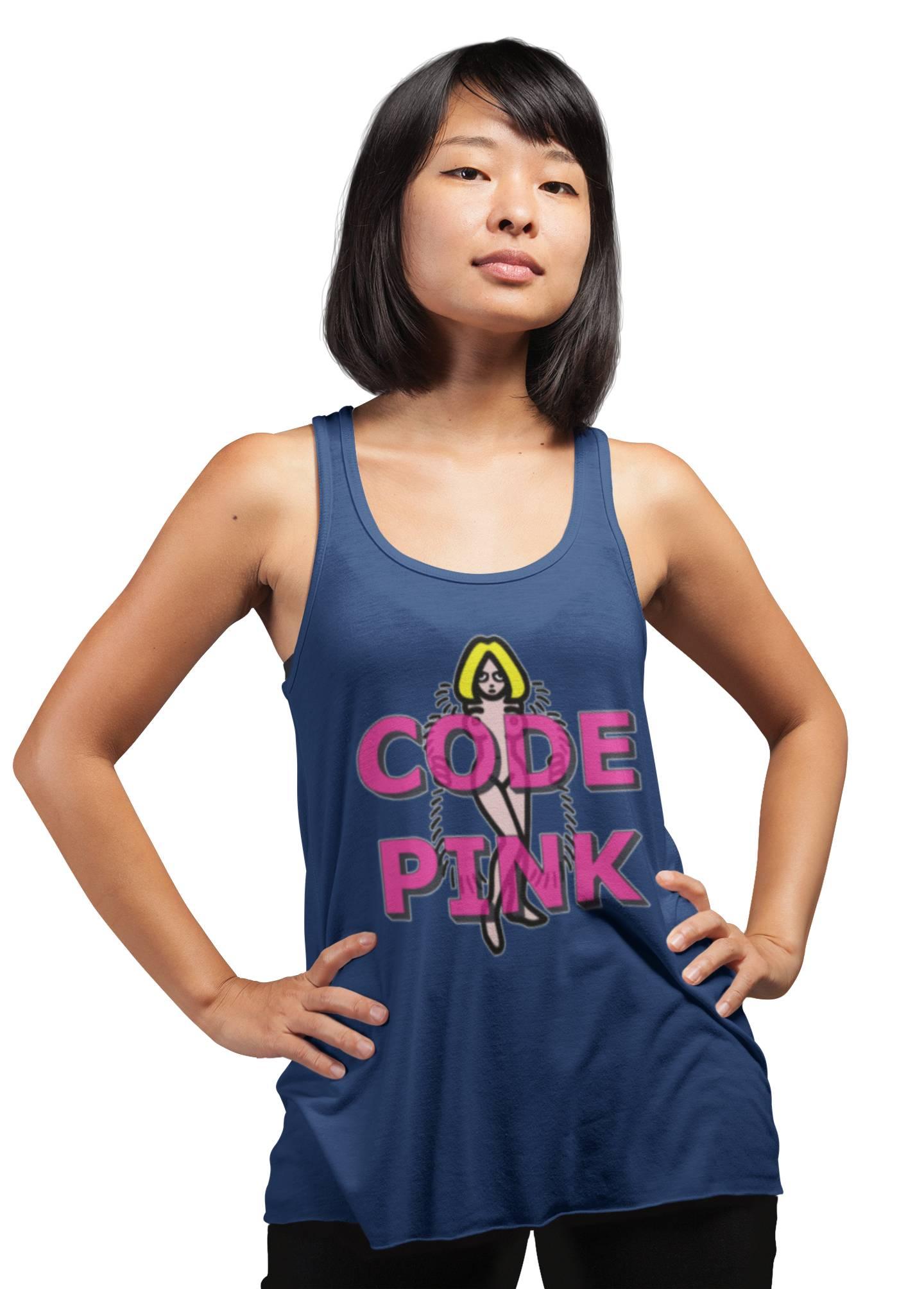 Code Pink - Women's Tank Top - Witty Twisters Fashions