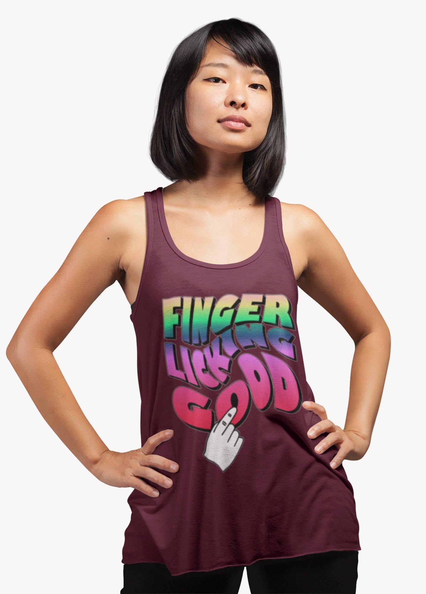 Finger Licking Good - Women's Tank Top - Witty Twisters Fashions