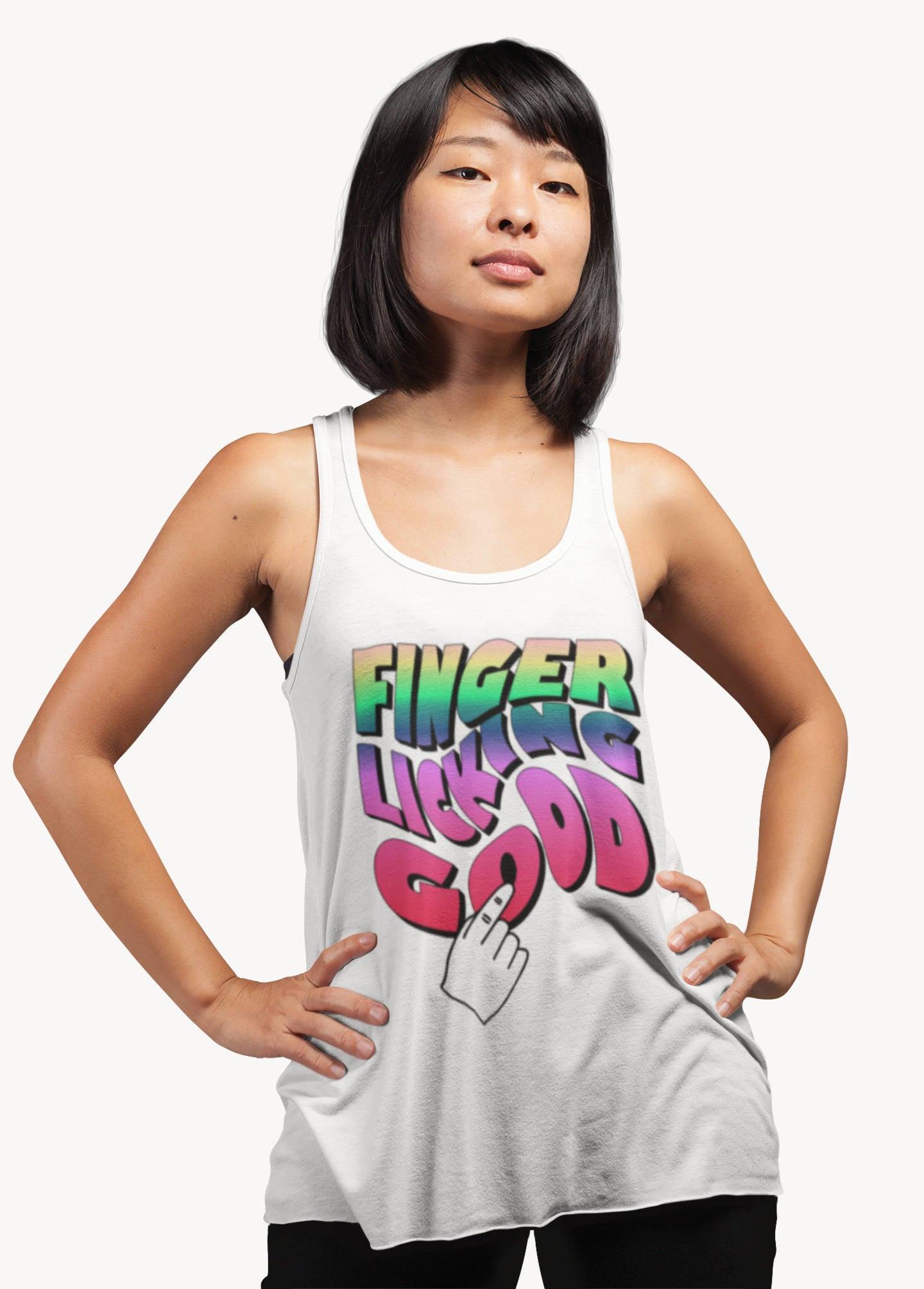 Finger Licking Good - Women's Tank Top - Witty Twisters Fashions