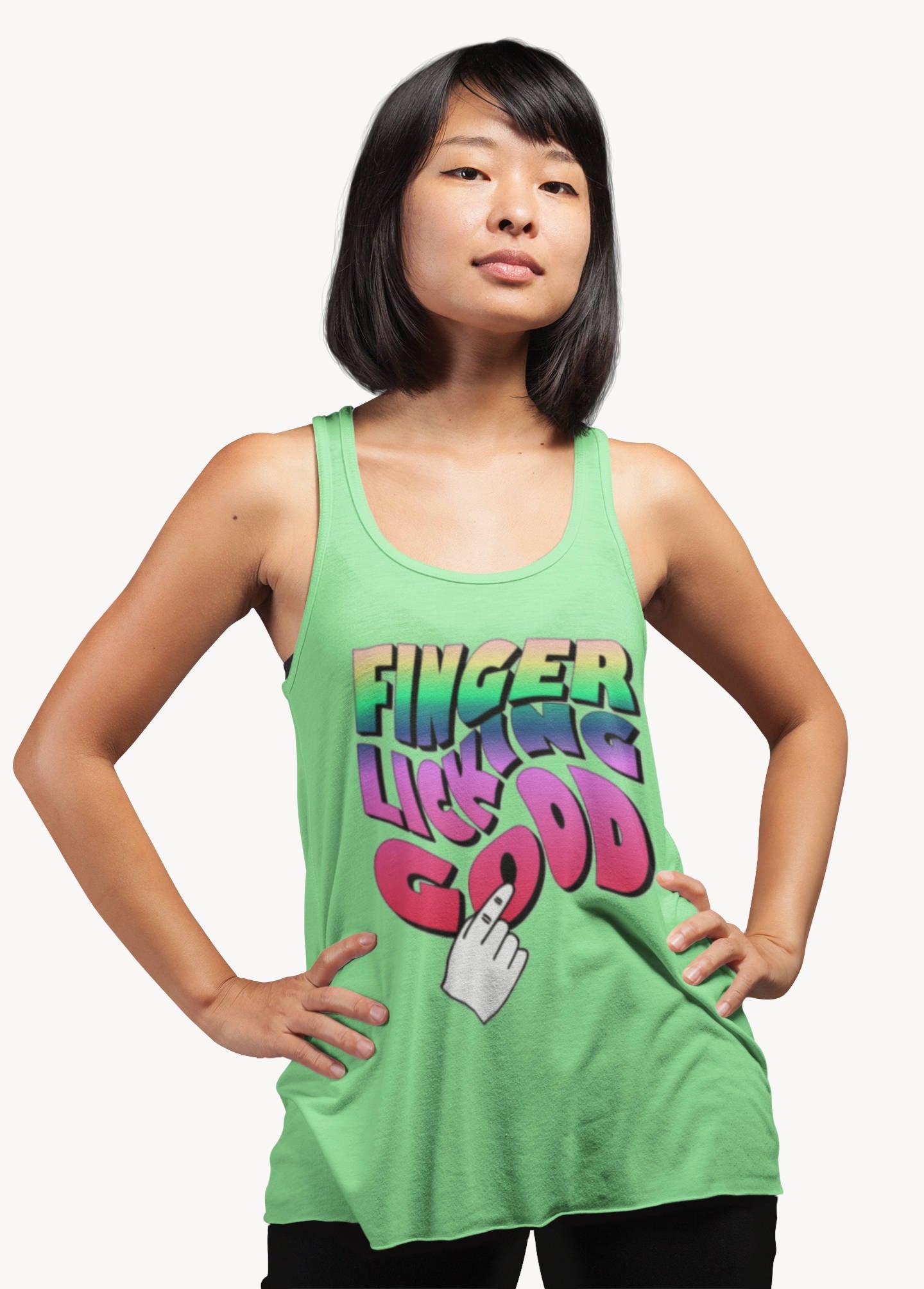 Finger Licking Good - Women's Tank Top - Witty Twisters Fashions