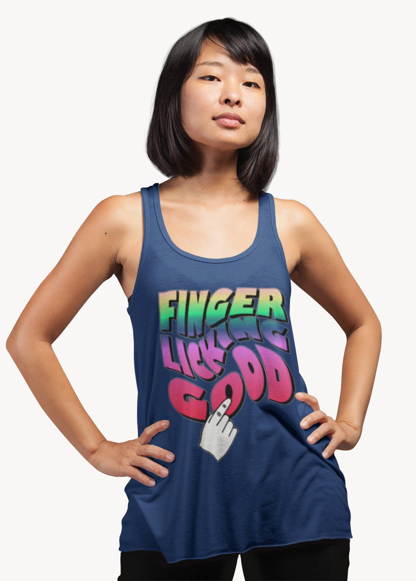 Finger Licking Good - Women's Tank Top - Witty Twisters Fashions