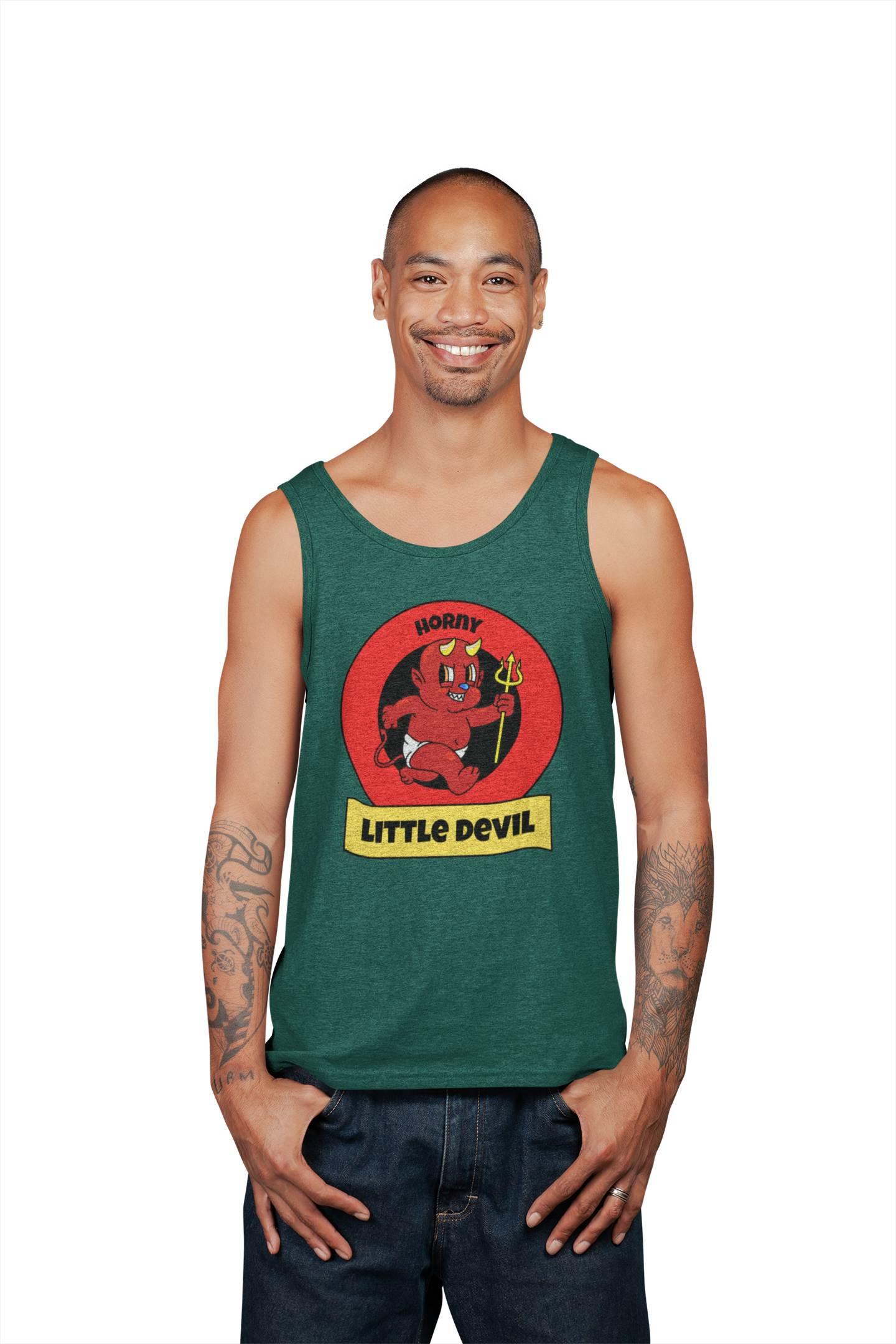 Horny Little Devil - Tank Top - Witty Twisters Fashions