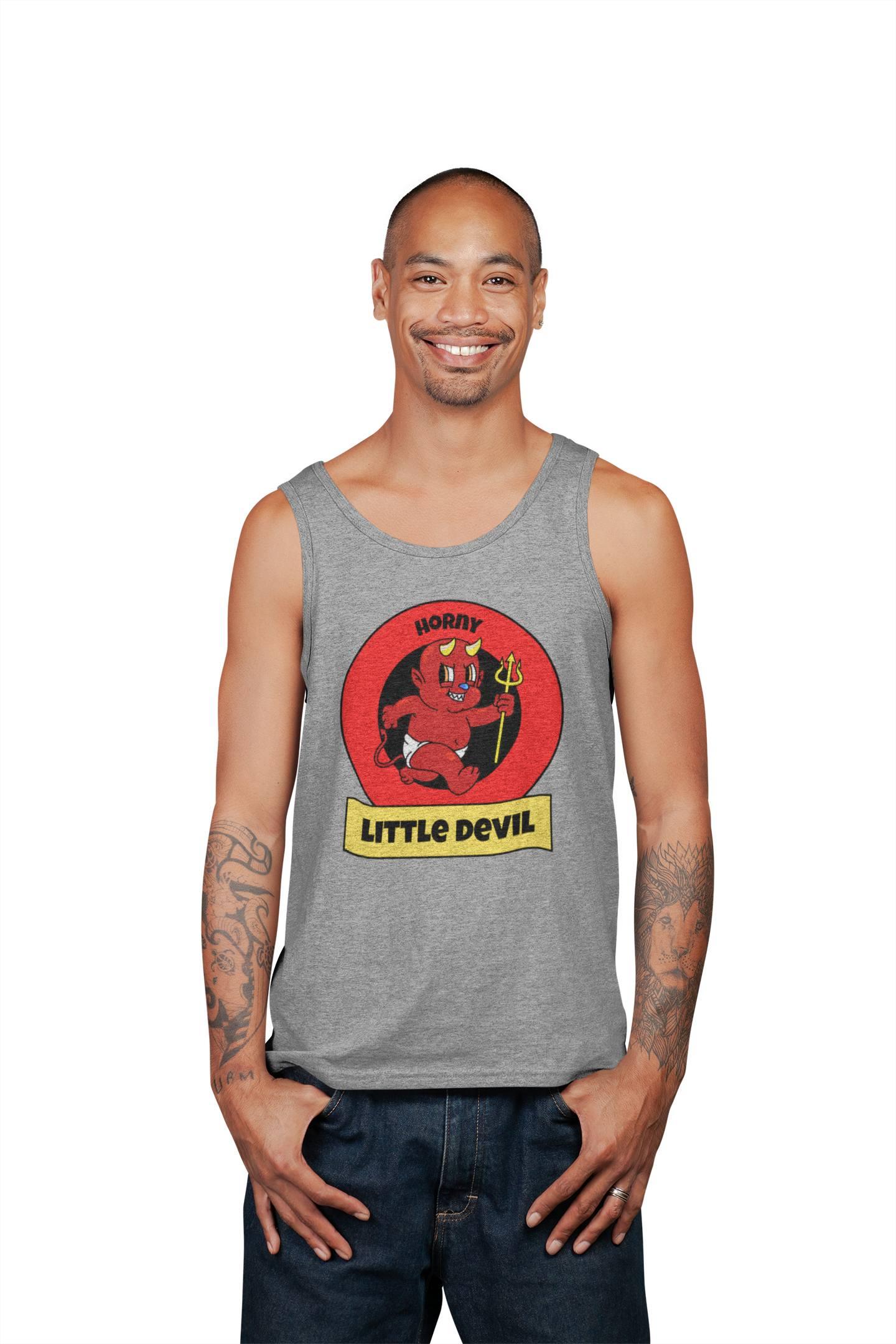 Horny Little Devil - Tank Top - Witty Twisters Fashions