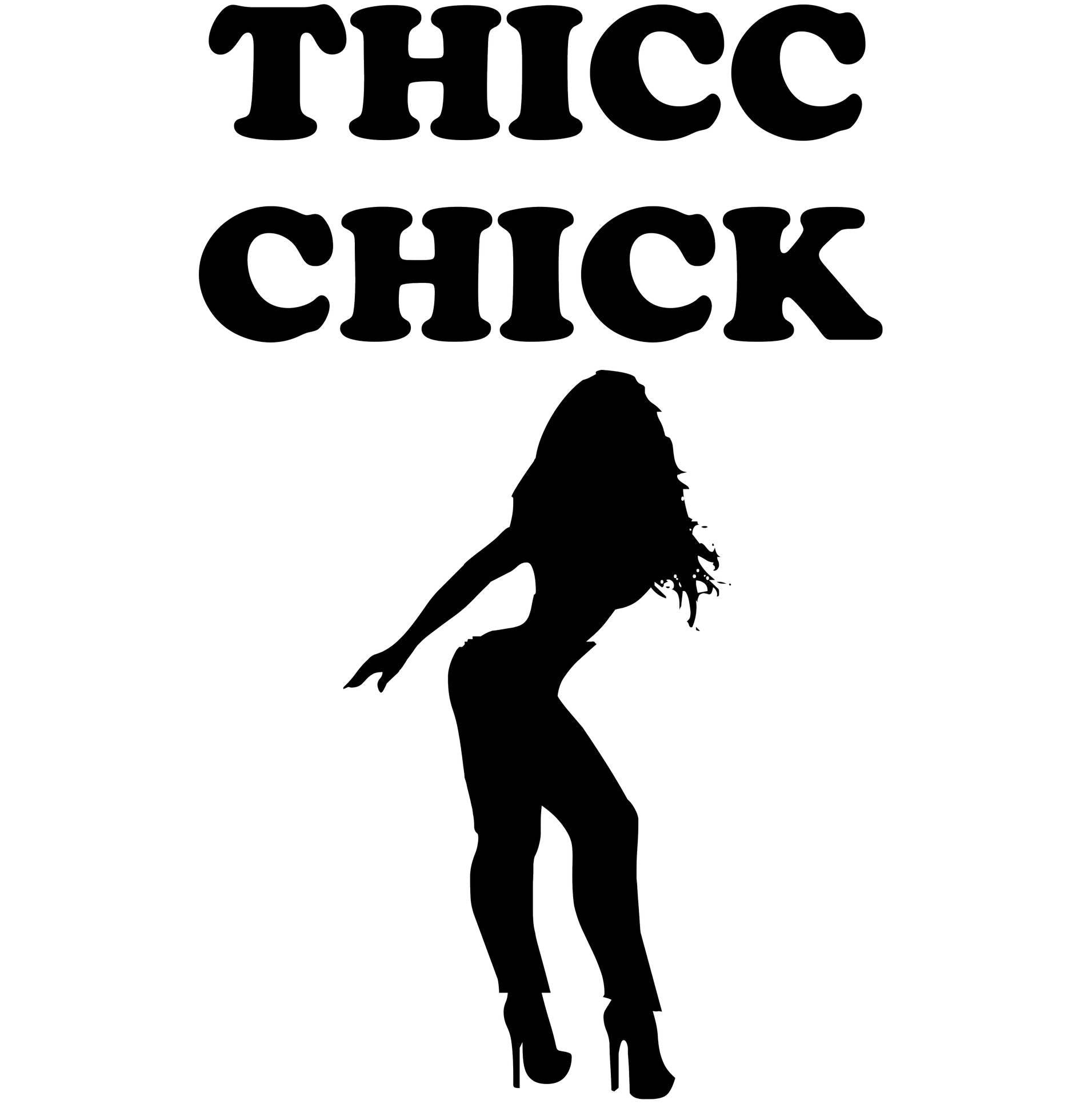 Thicc Chick - T-Shirt - Witty Twisters Fashions