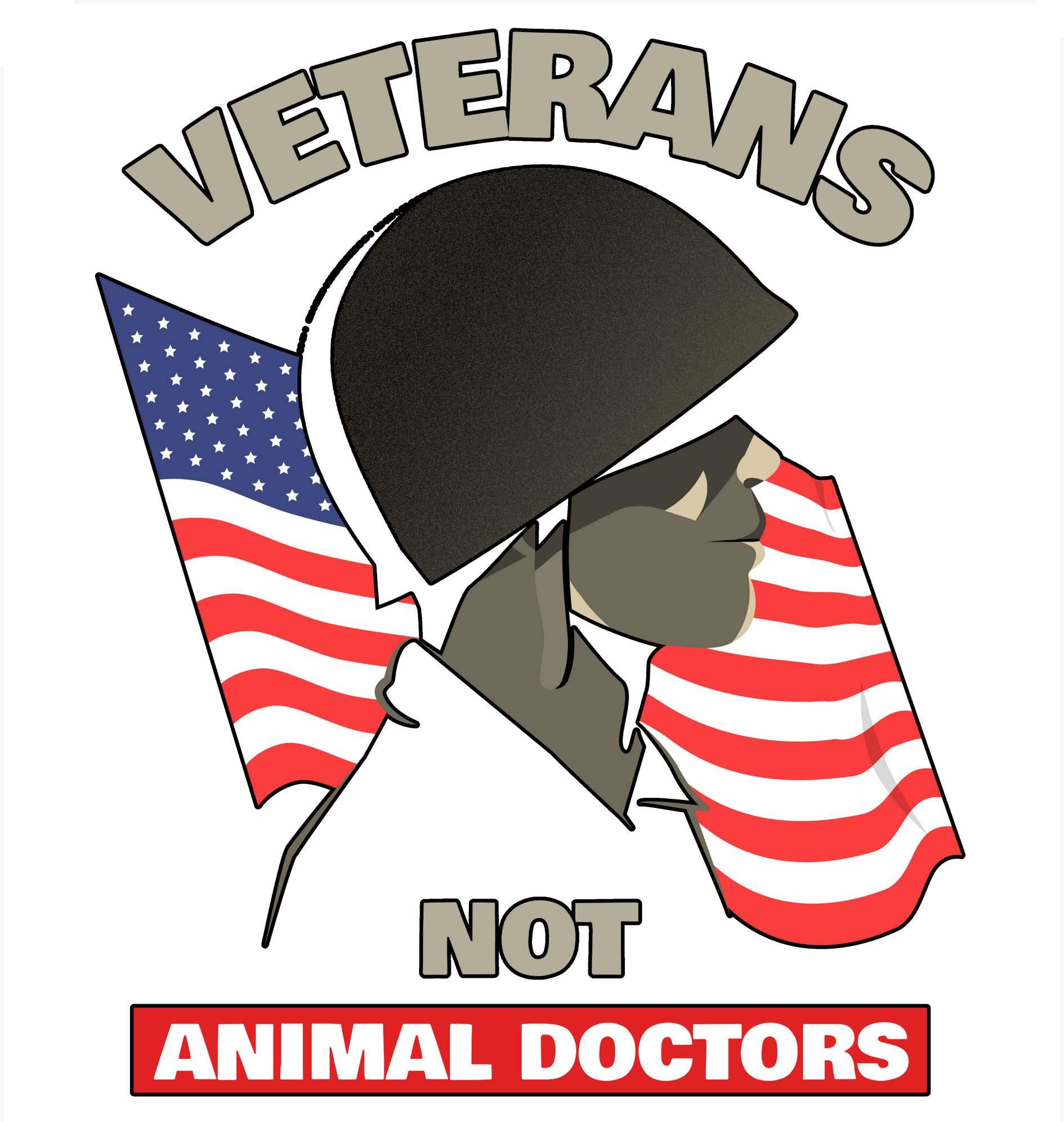 Veterans Not Animal Doctors - T-Shirt - Witty Twisters Fashions