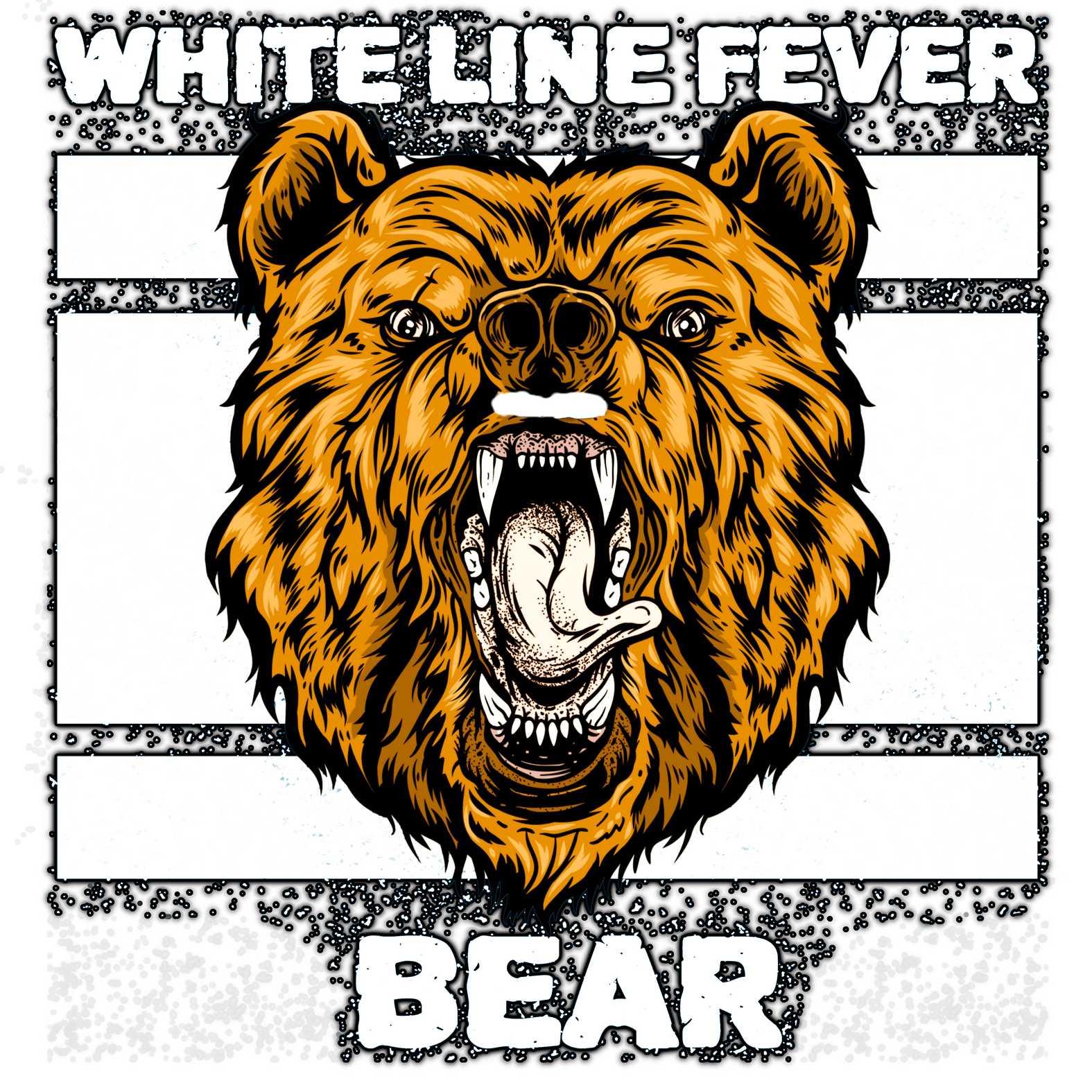 White Line Fever Bear - Mesh Cap - Witty Twisters Fashions