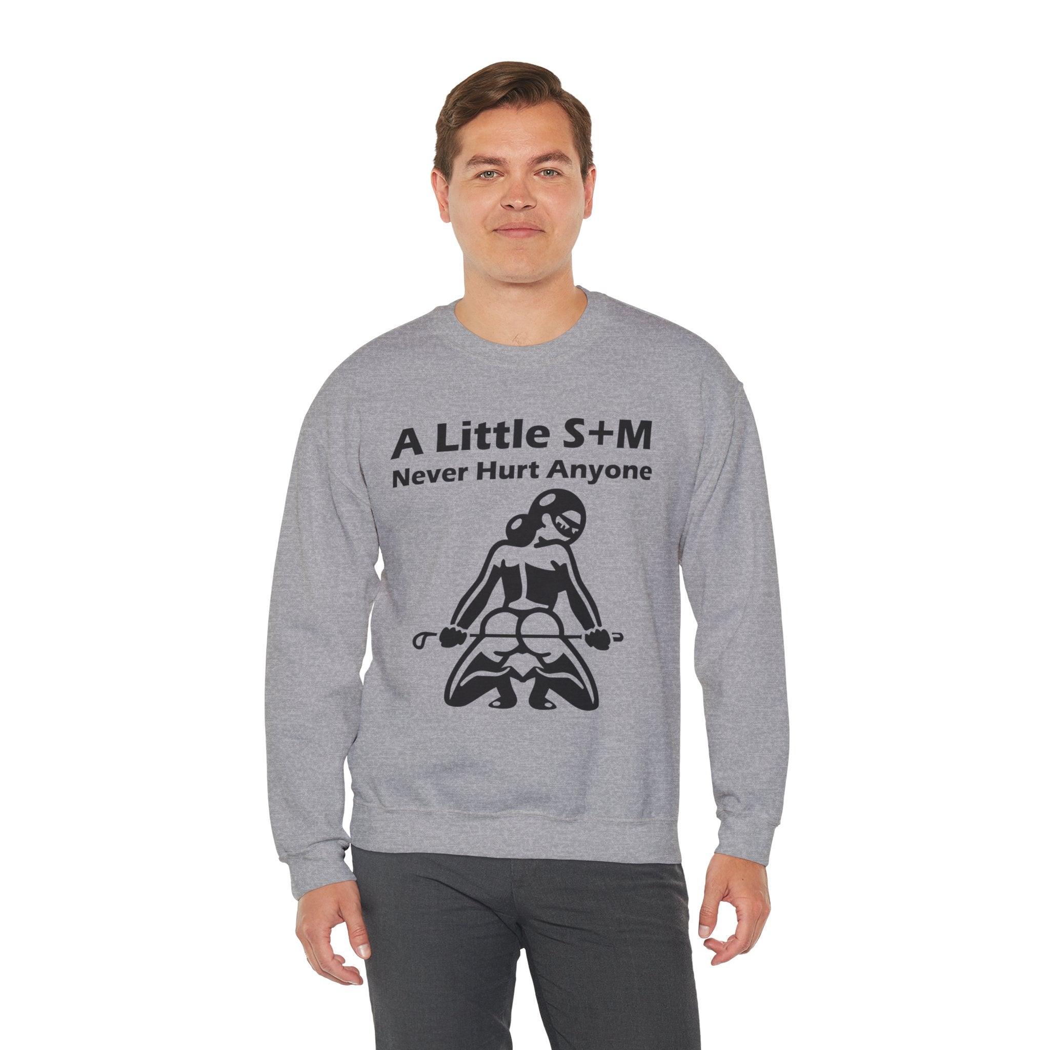 A Little S+M Never Hurt Anyone - Sweatshirt - Witty Twisters Fashions