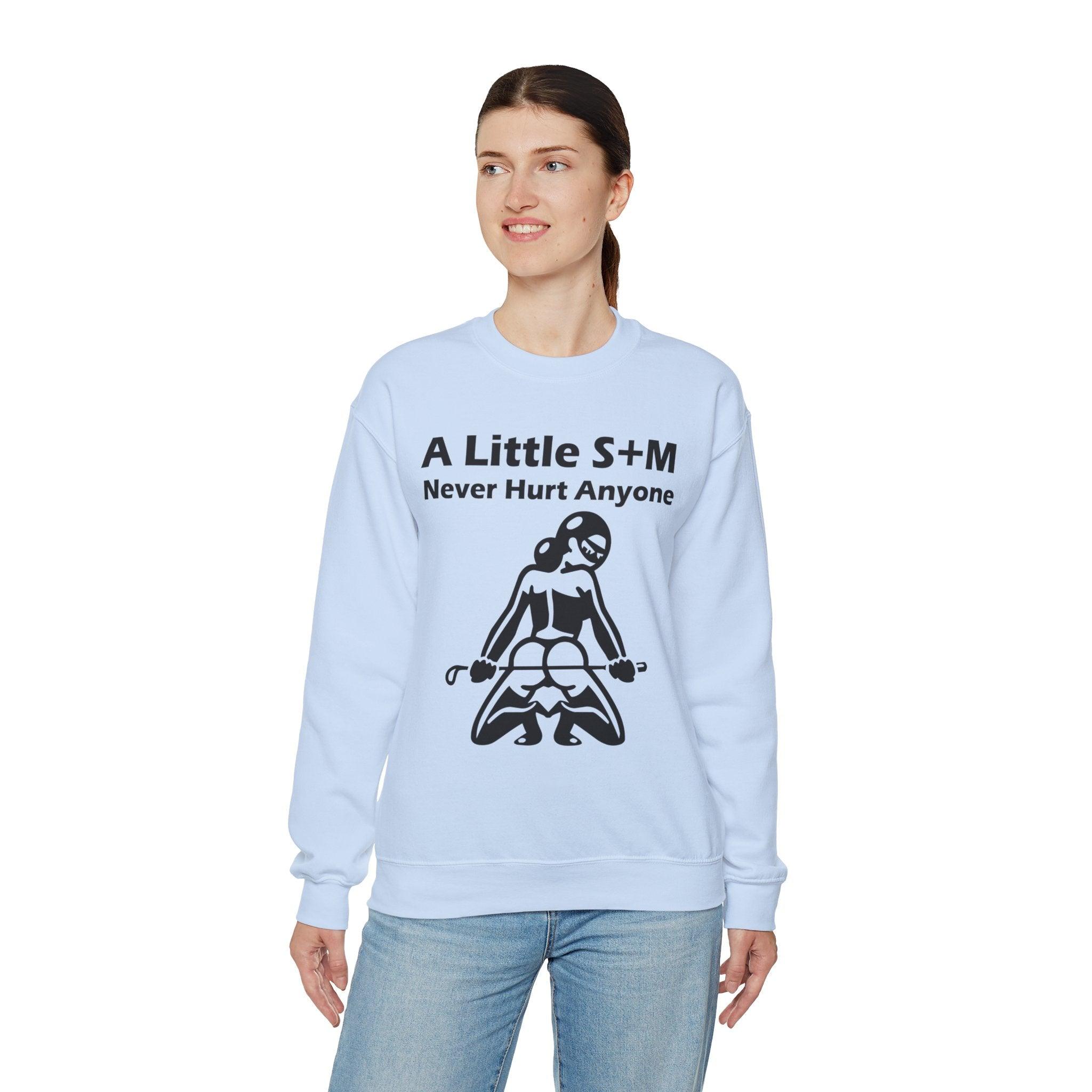 A Little S+M Never Hurt Anyone - Sweatshirt - Witty Twisters Fashions