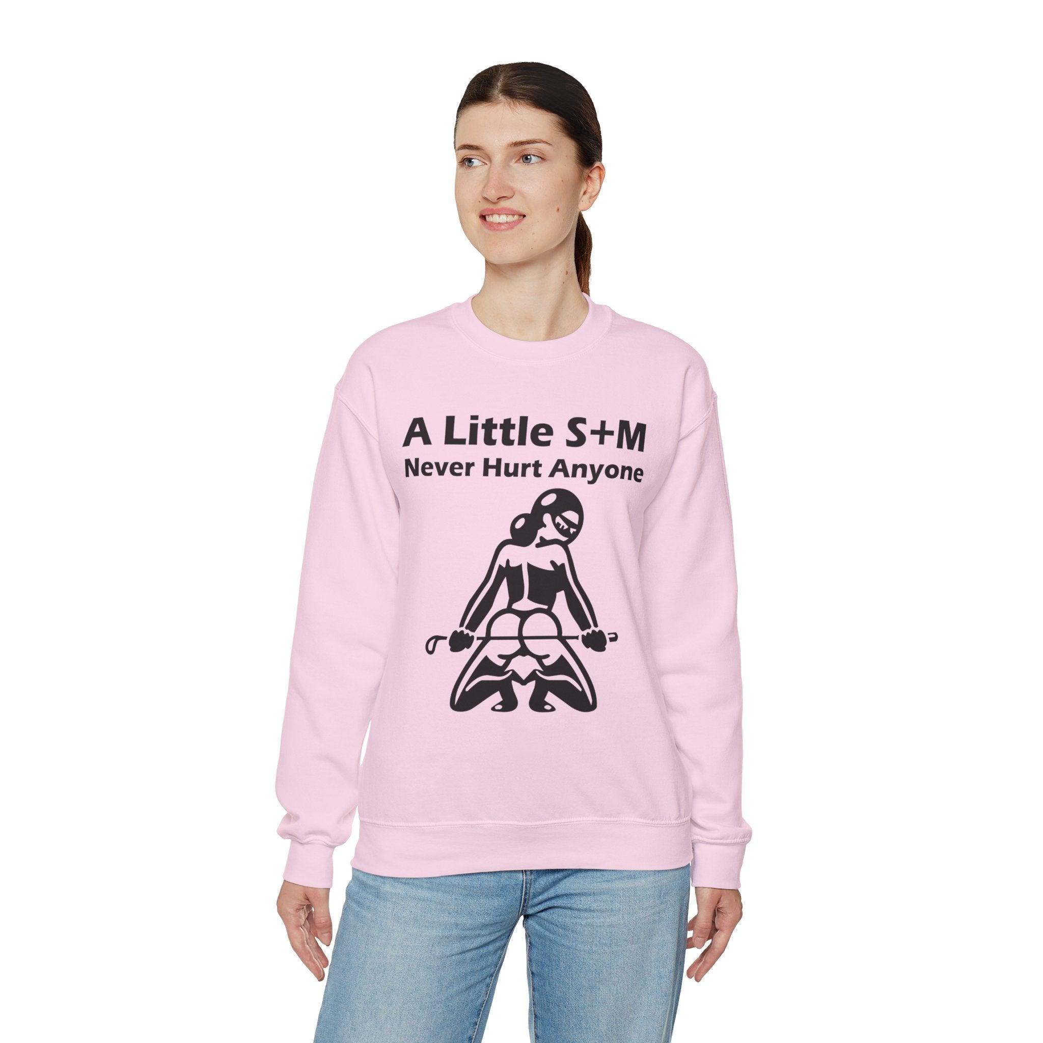 A Little S+M Never Hurt Anyone - Sweatshirt - Witty Twisters Fashions