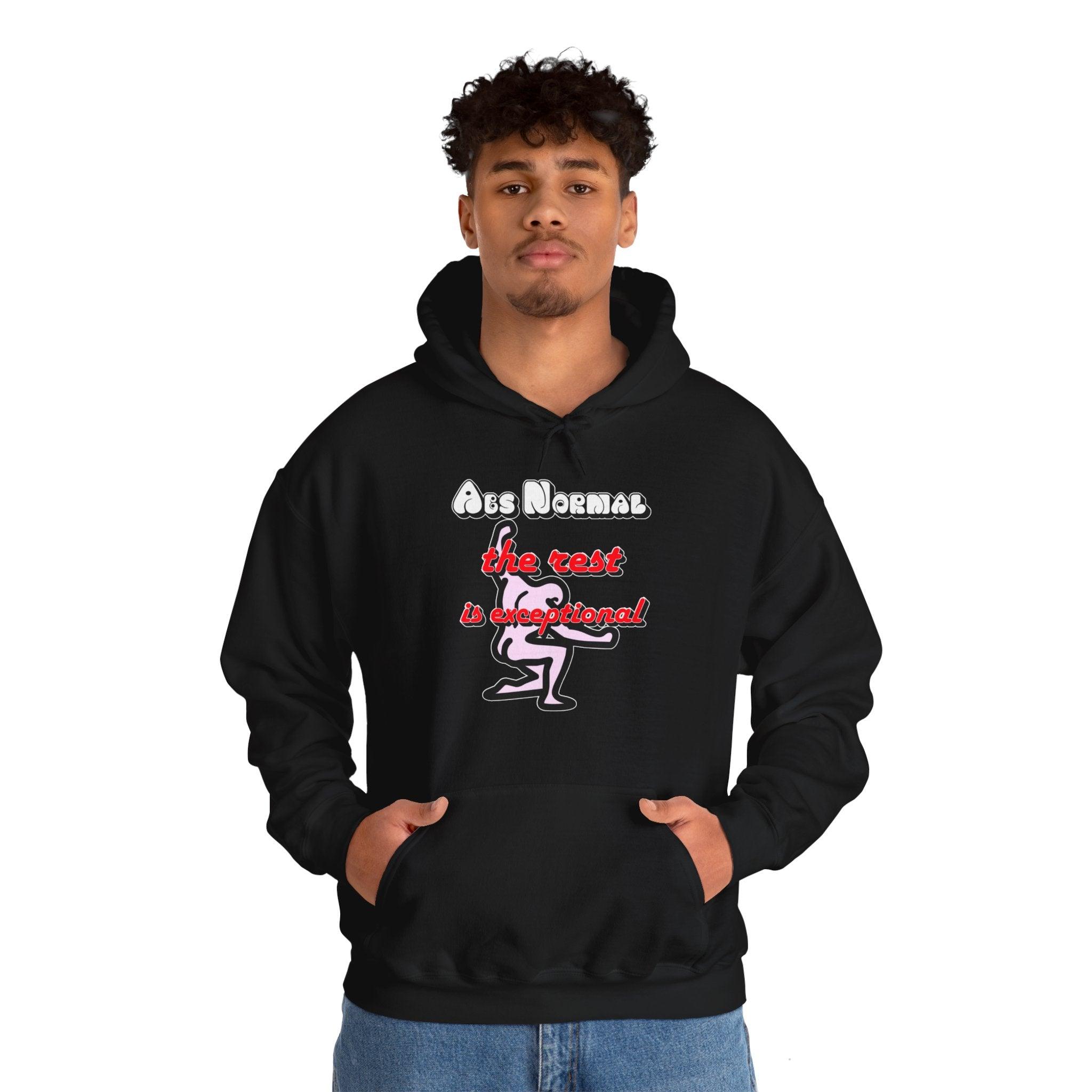 Abs Normal The Rest Is Exceptional - Hoodie - Witty Twisters Fashions