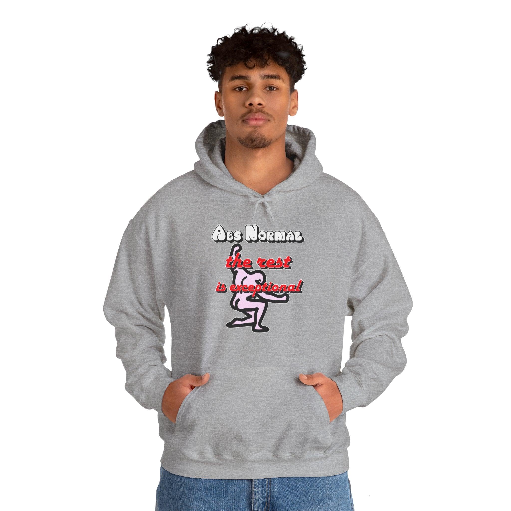 Abs Normal The Rest Is Exceptional - Hoodie - Witty Twisters Fashions