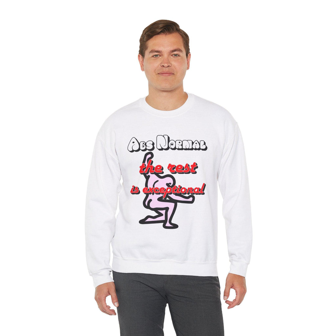 Abs Normal The Rest Is Exceptional - Sweatshirt - Witty Twisters T-Shirts