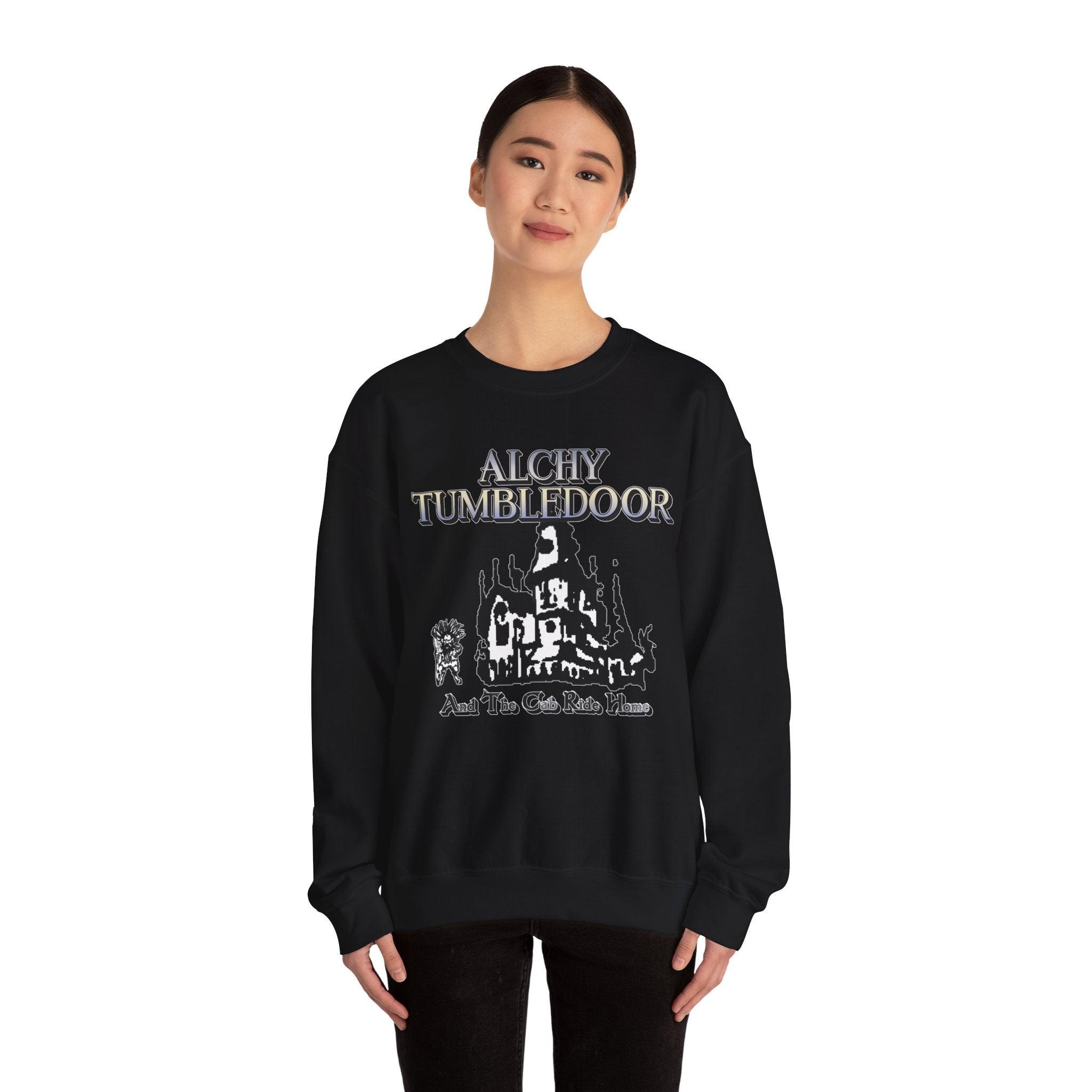 Alchy Tumbledoor And The Cab Ride Home - Sweatshirt - Witty Twisters T-Shirts