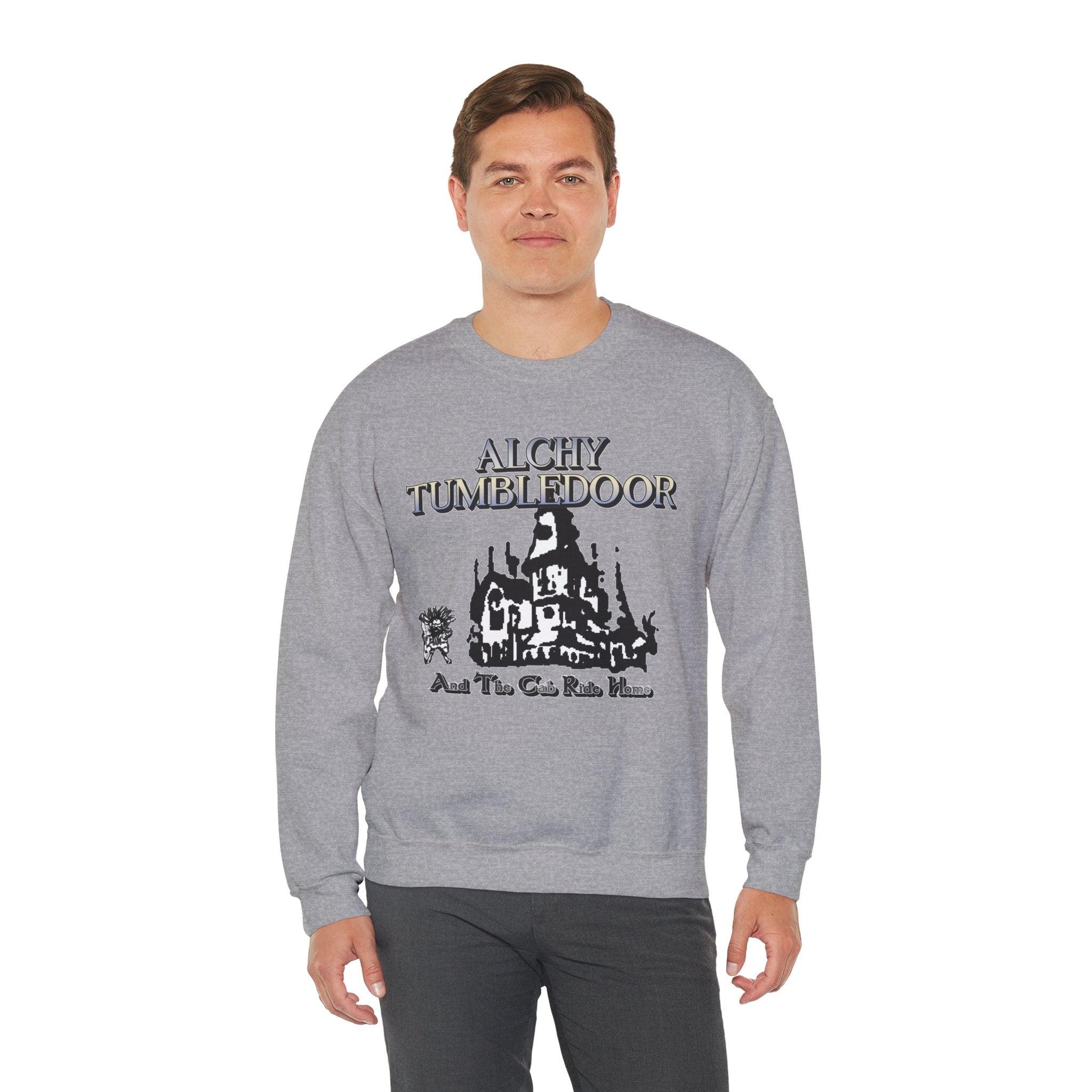 Alchy Tumbledoor And The Cab Ride Home - Sweatshirt - Witty Twisters T-Shirts