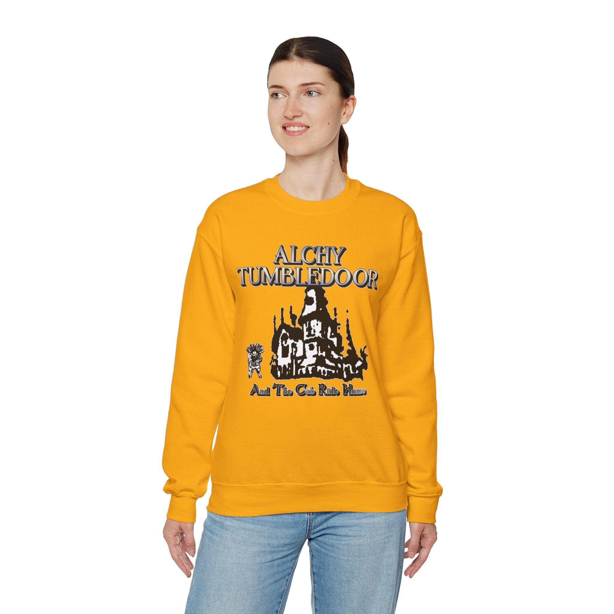 Alchy Tumbledoor And The Cab Ride Home - Sweatshirt - Witty Twisters T-Shirts