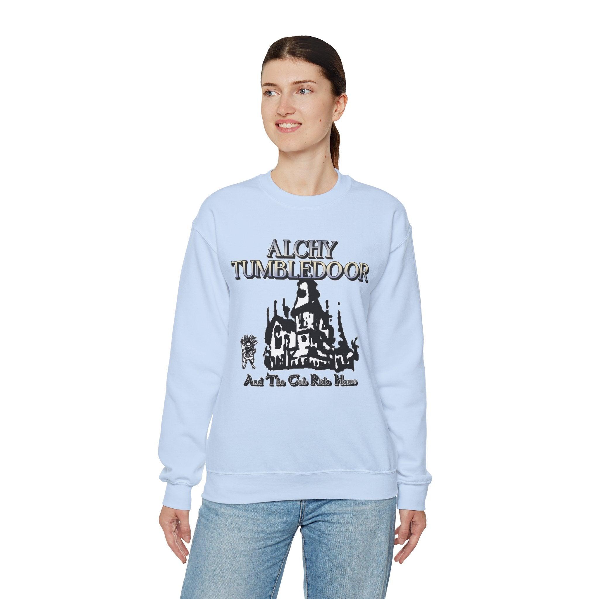 Alchy Tumbledoor And The Cab Ride Home - Sweatshirt - Witty Twisters T-Shirts