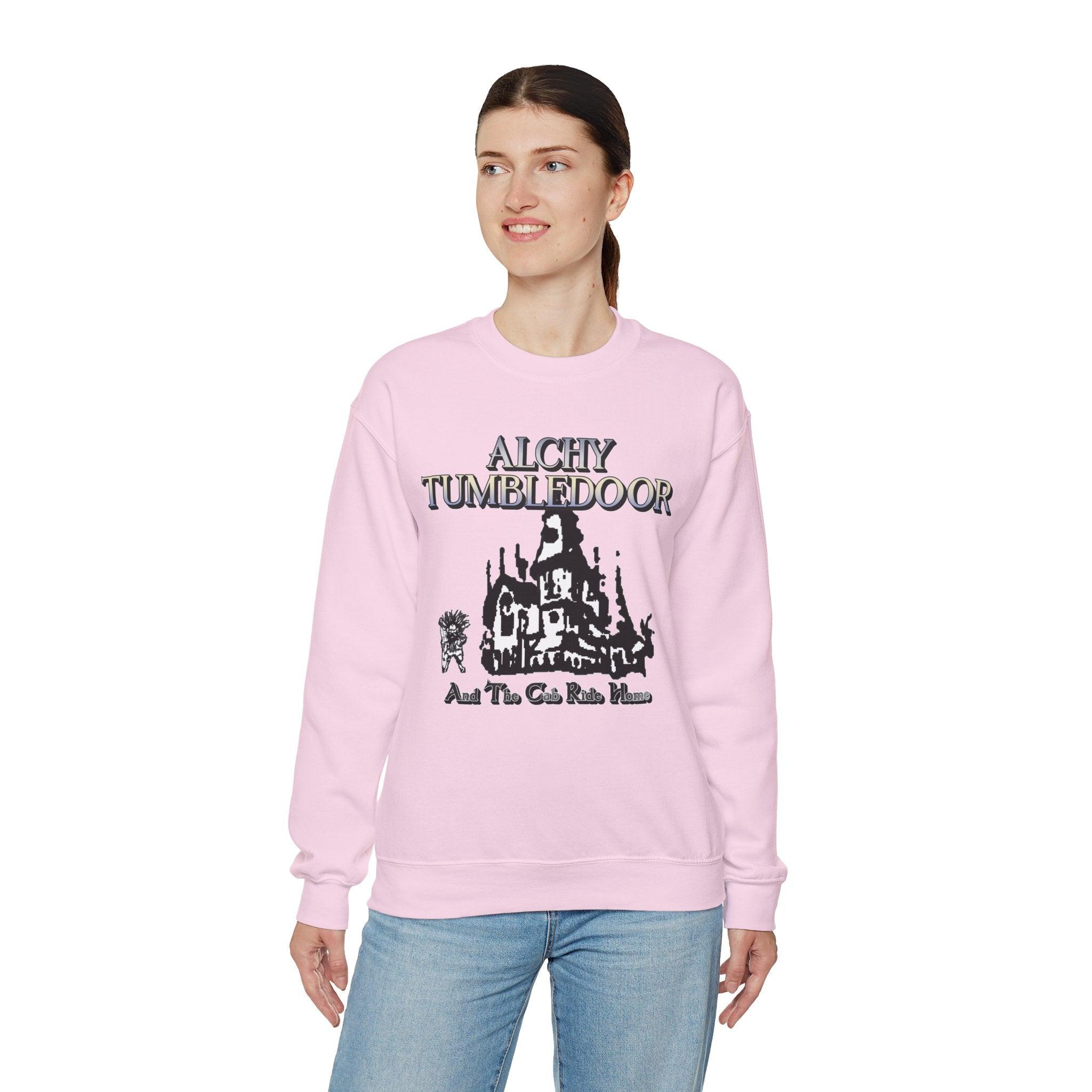 Alchy Tumbledoor And The Cab Ride Home - Sweatshirt - Witty Twisters T-Shirts