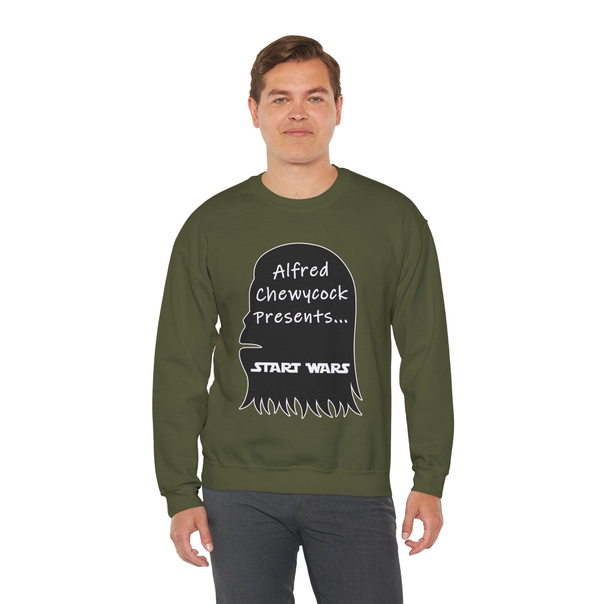 Alfred Chewycock Presents... Start Wars - Sweatshirt - Witty Twisters T-Shirts