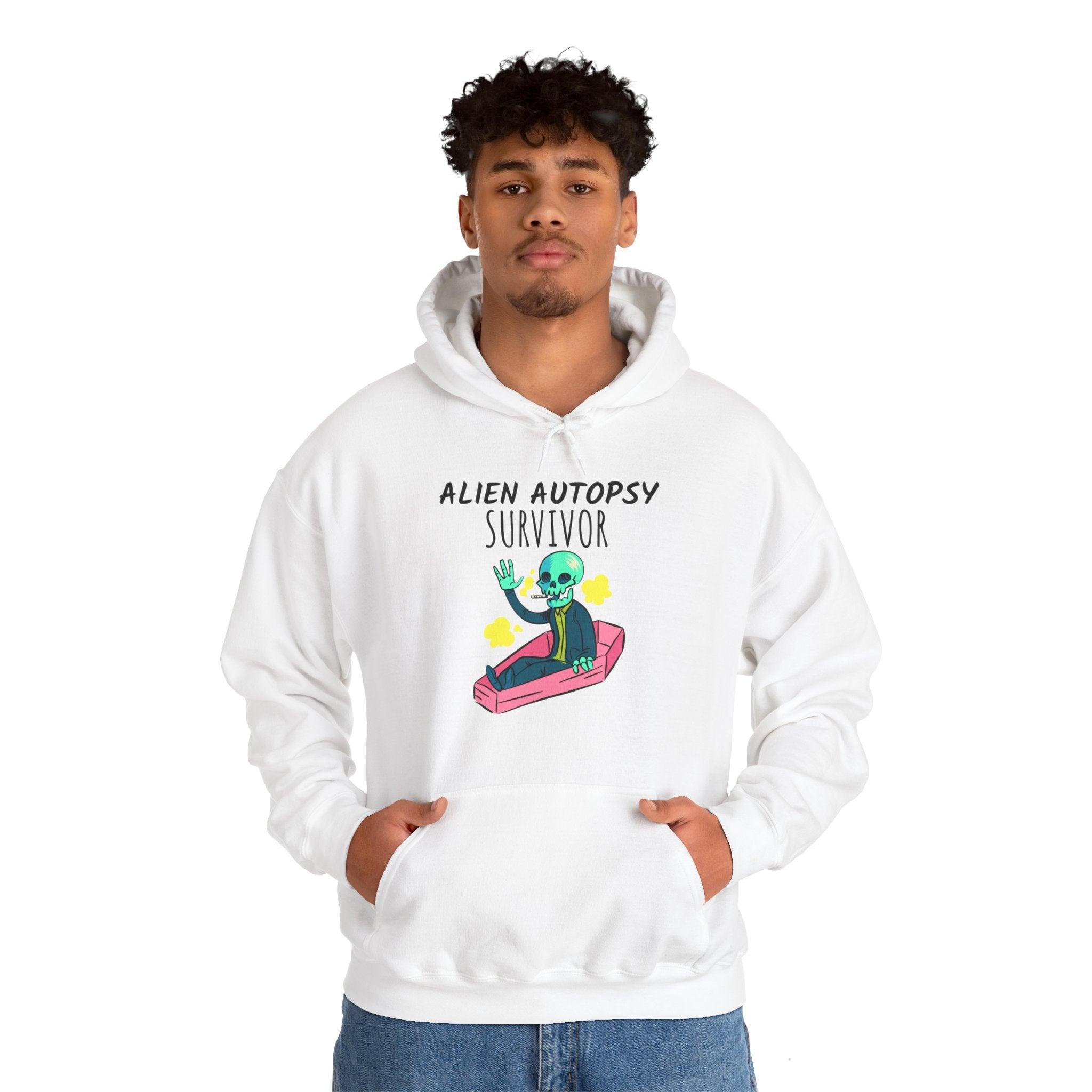 Alien Autopsy Survivor - Hoodie - Witty Twisters Fashions