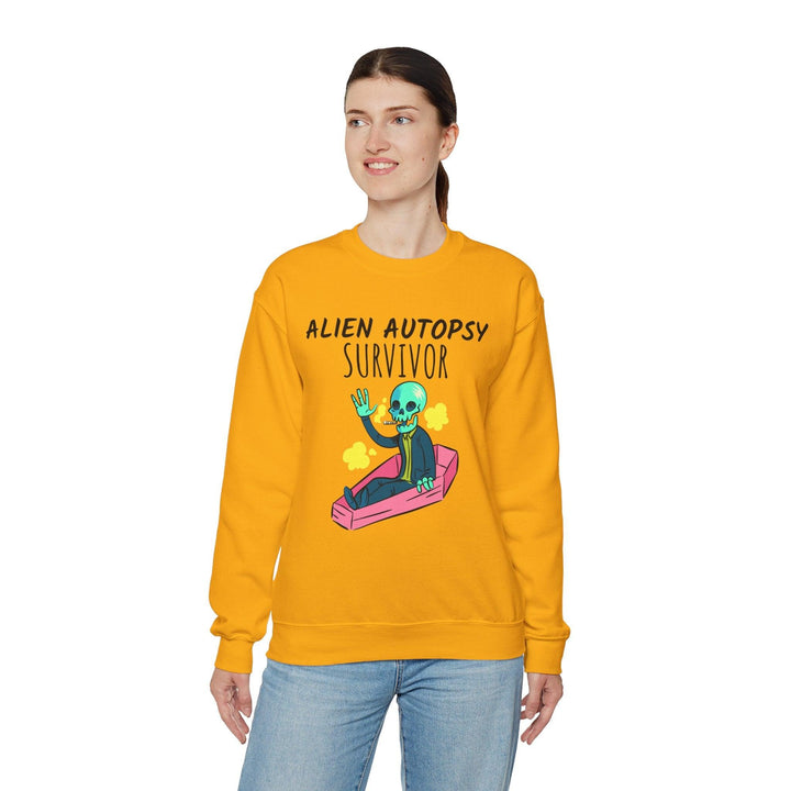 Alien Autopsy Survivor - Sweatshirt - Witty Twisters T-Shirts