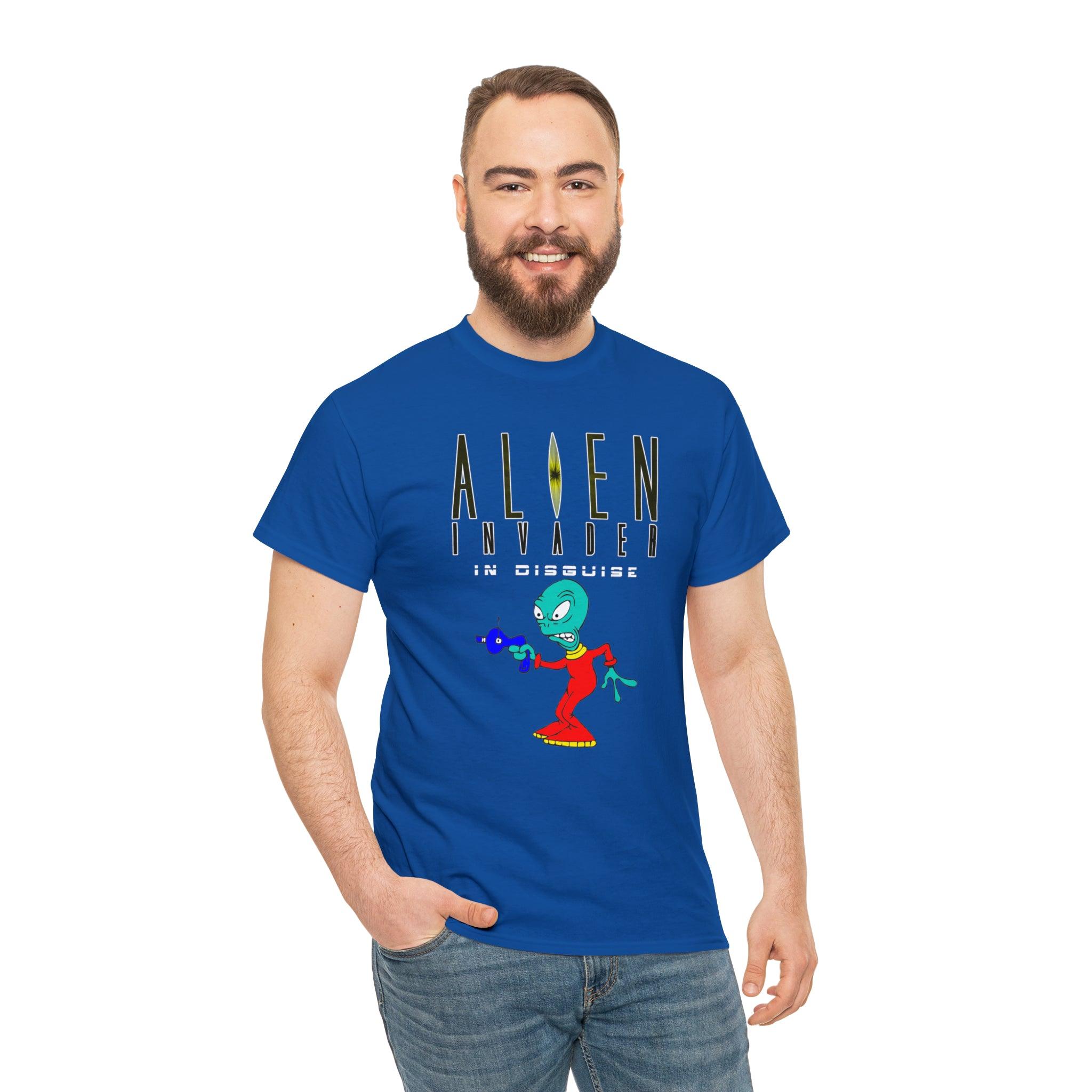 Alien Invader In Disguise - Witty Twisters T-Shirts