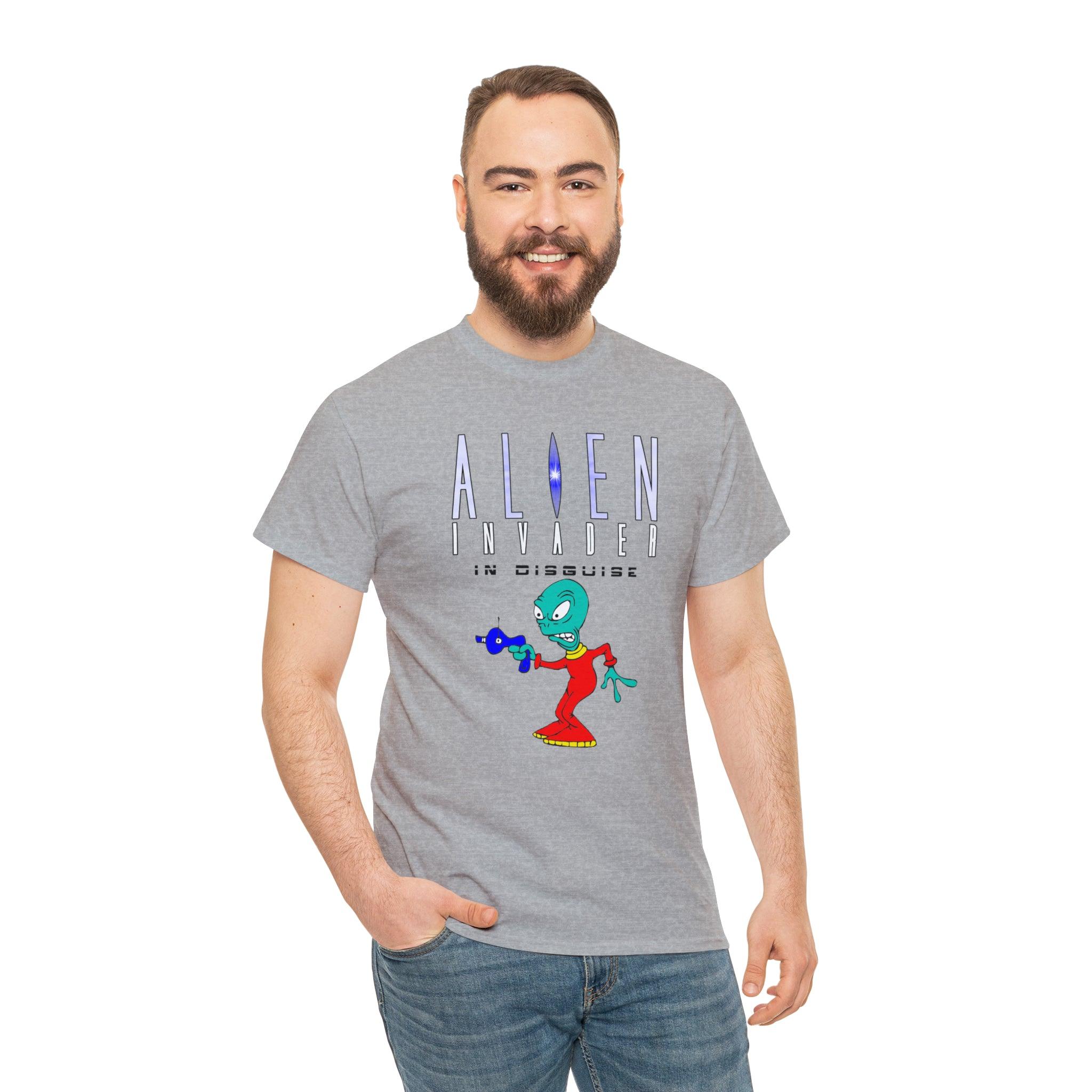 Alien Invader In Disguise - Witty Twisters T-Shirts