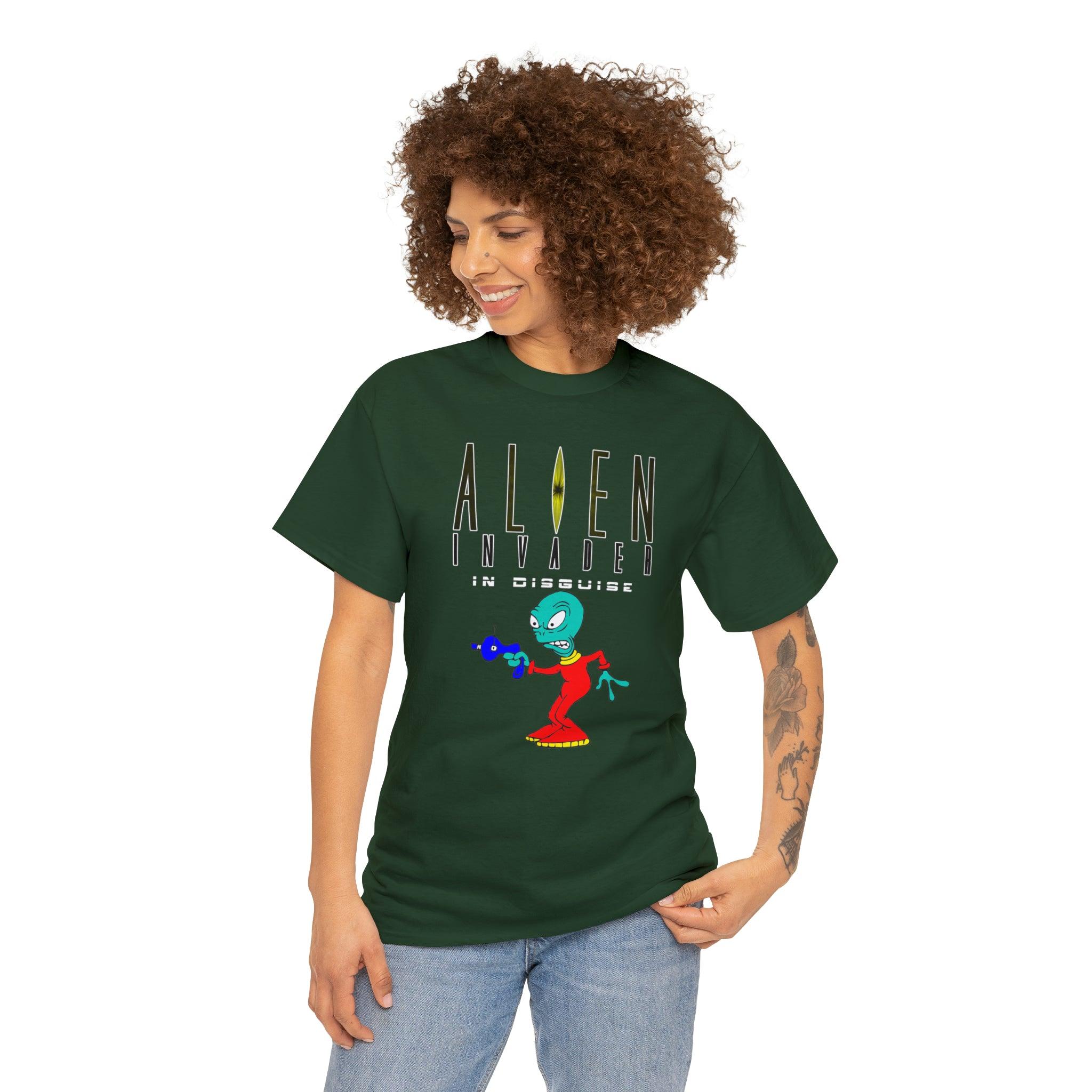 Alien Invader In Disguise - Witty Twisters T-Shirts