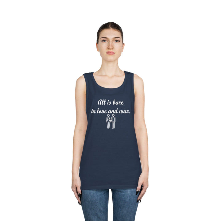 All Is Bare In Love And War - Tank Top - Witty Twisters T-Shirts