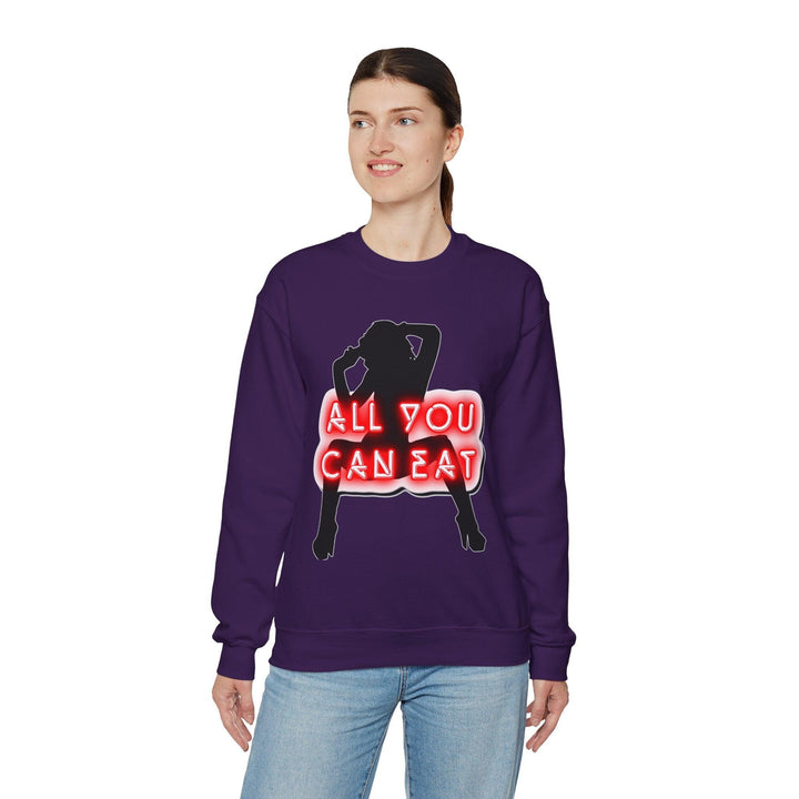 All You Can Eat - Sweatshirt - Witty Twisters T-Shirts