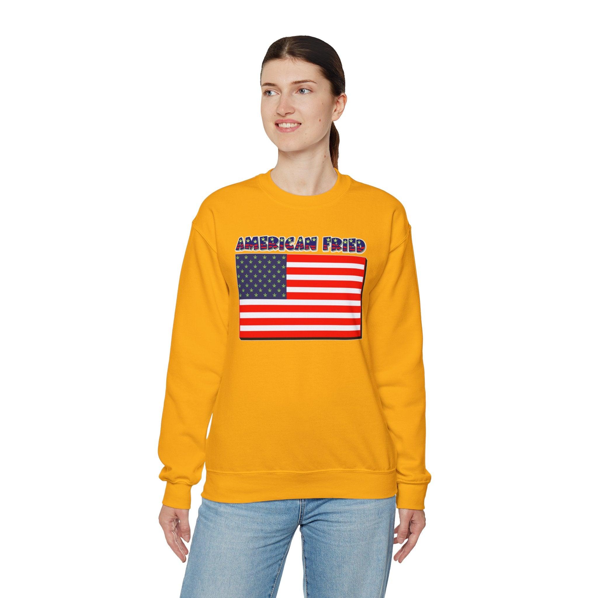 American Fried - Sweatshirt - Witty Twisters T-Shirts