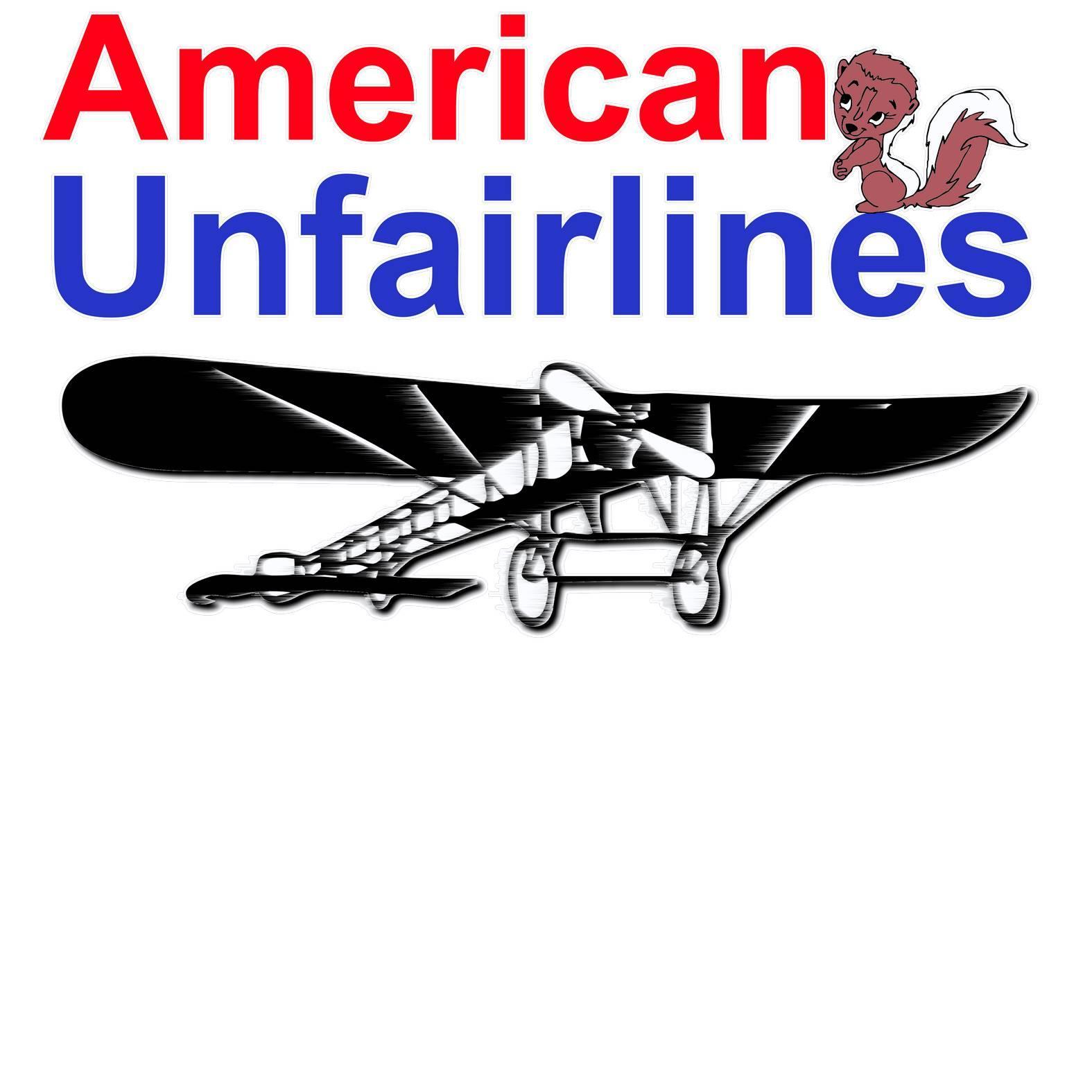 American Unfairlines - Luggage Cover - Witty Twisters Fashions