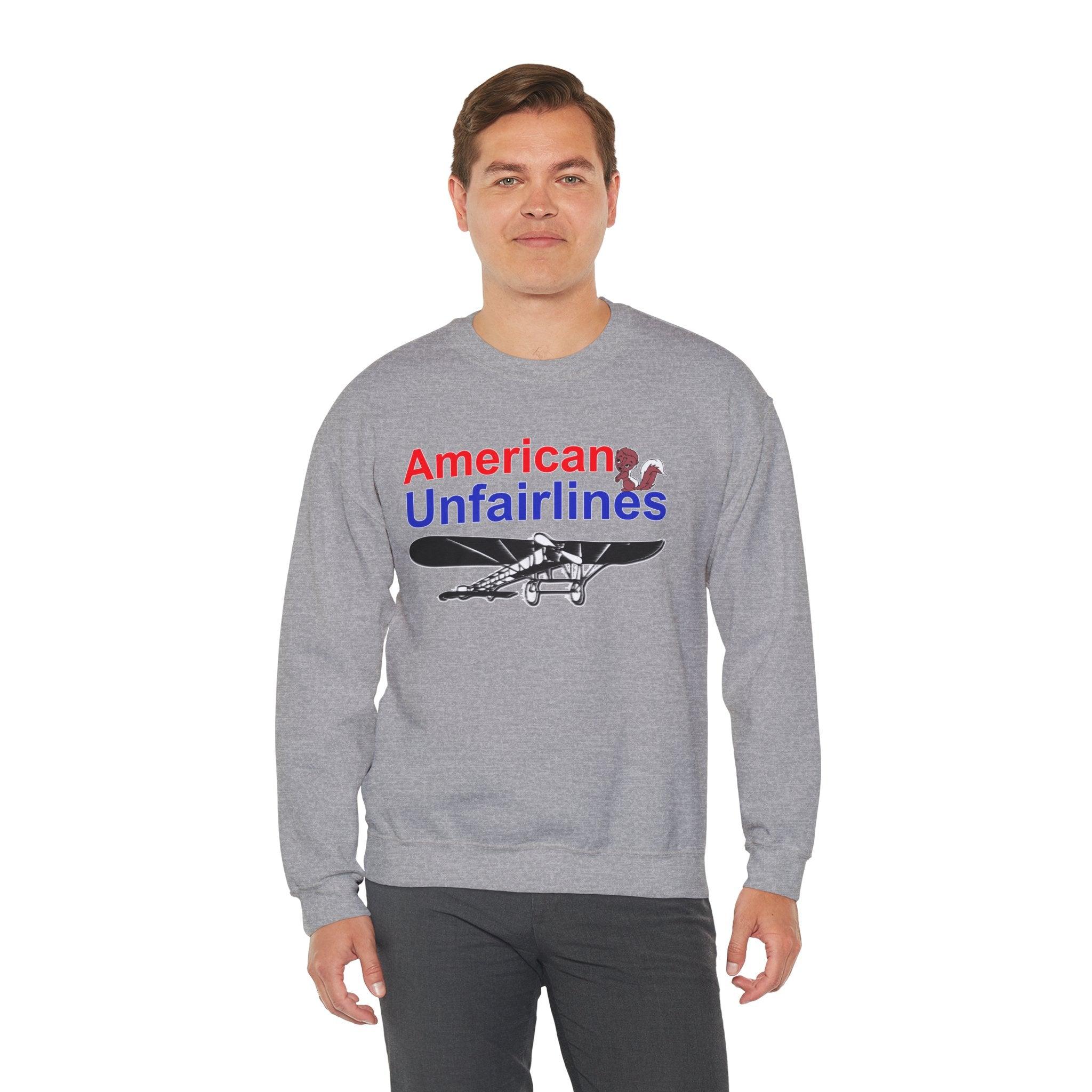 American Unfairlines - Sweatshirt - Witty Twisters Fashions