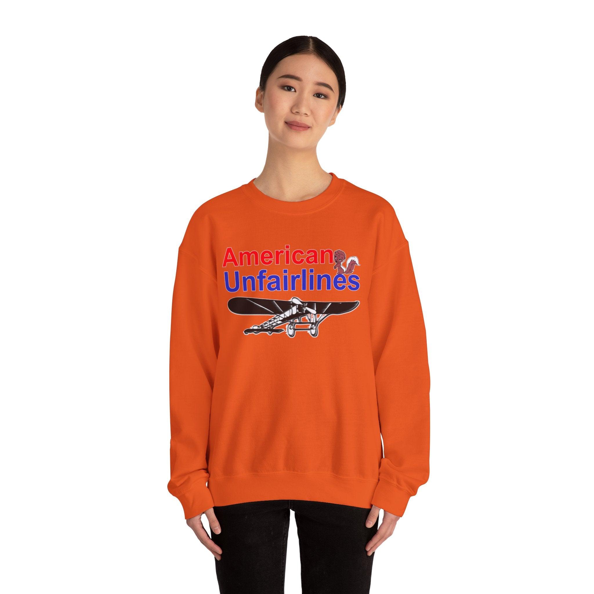 American Unfairlines - Sweatshirt - Witty Twisters Fashions