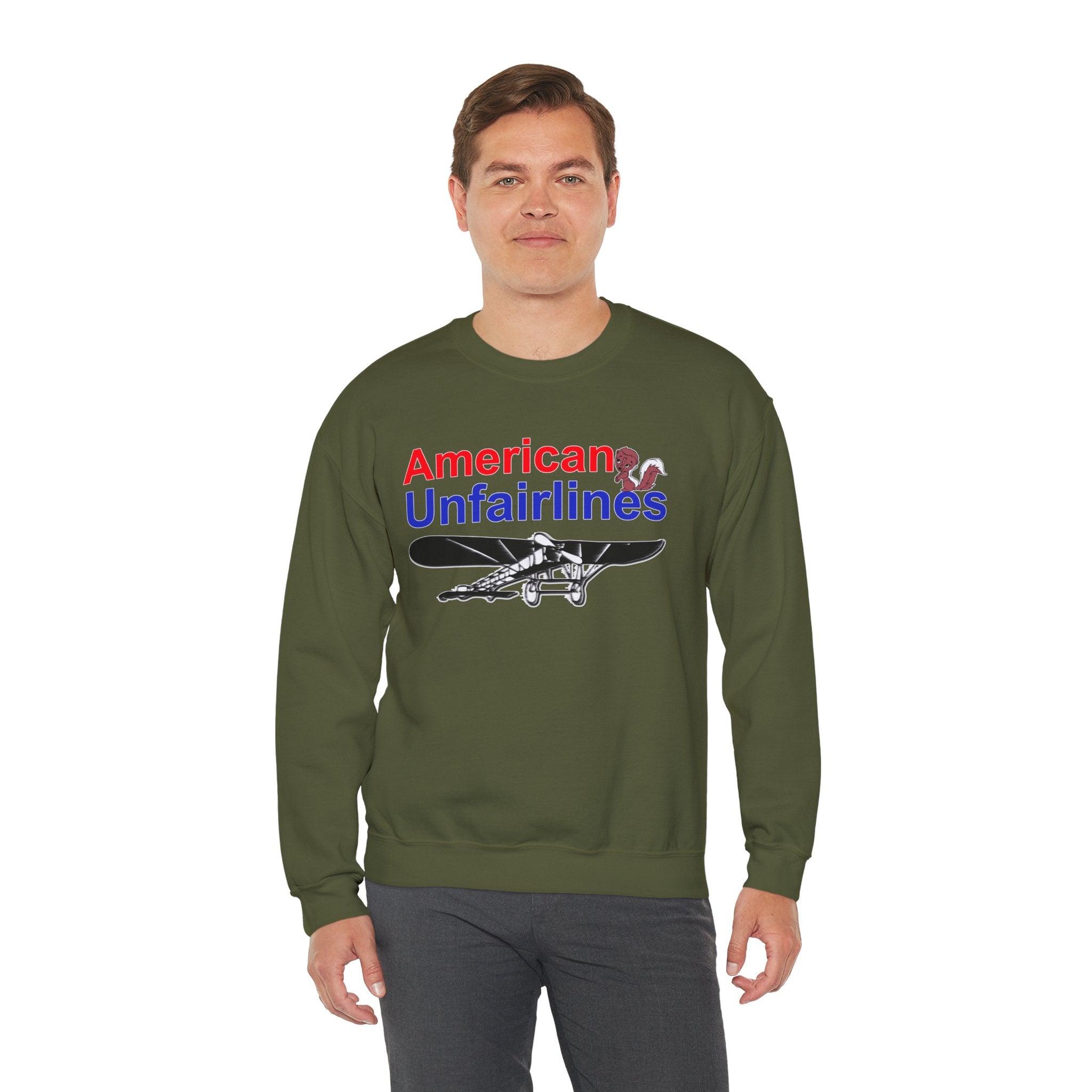 American Unfairlines - Sweatshirt - Witty Twisters Fashions