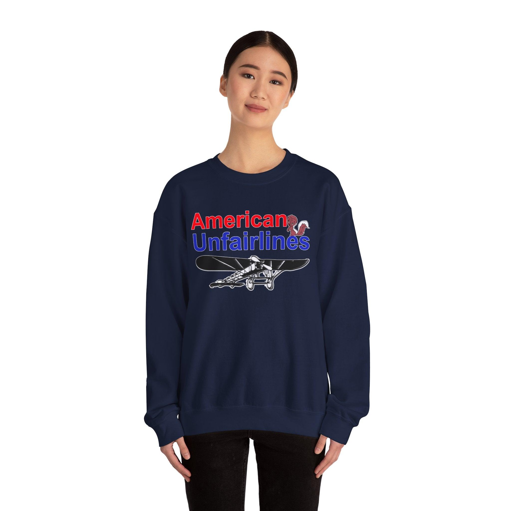 American Unfairlines - Sweatshirt - Witty Twisters Fashions