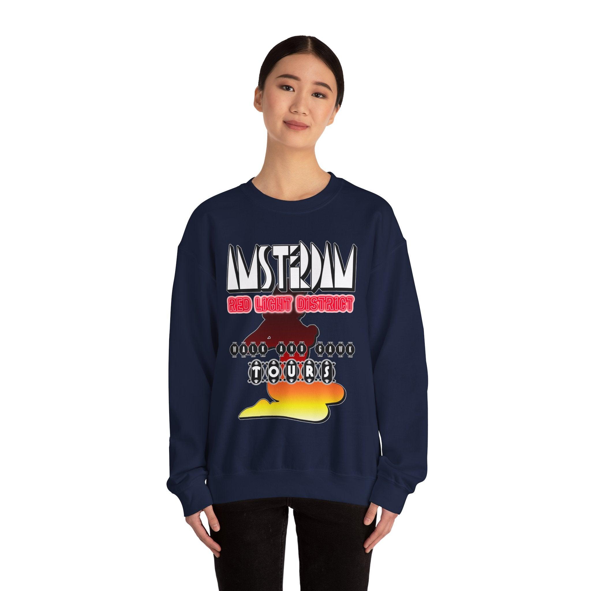 Amsterdam Red Light District Walk And Gawk Tours - Sweatshirt - Witty Twisters Fashions