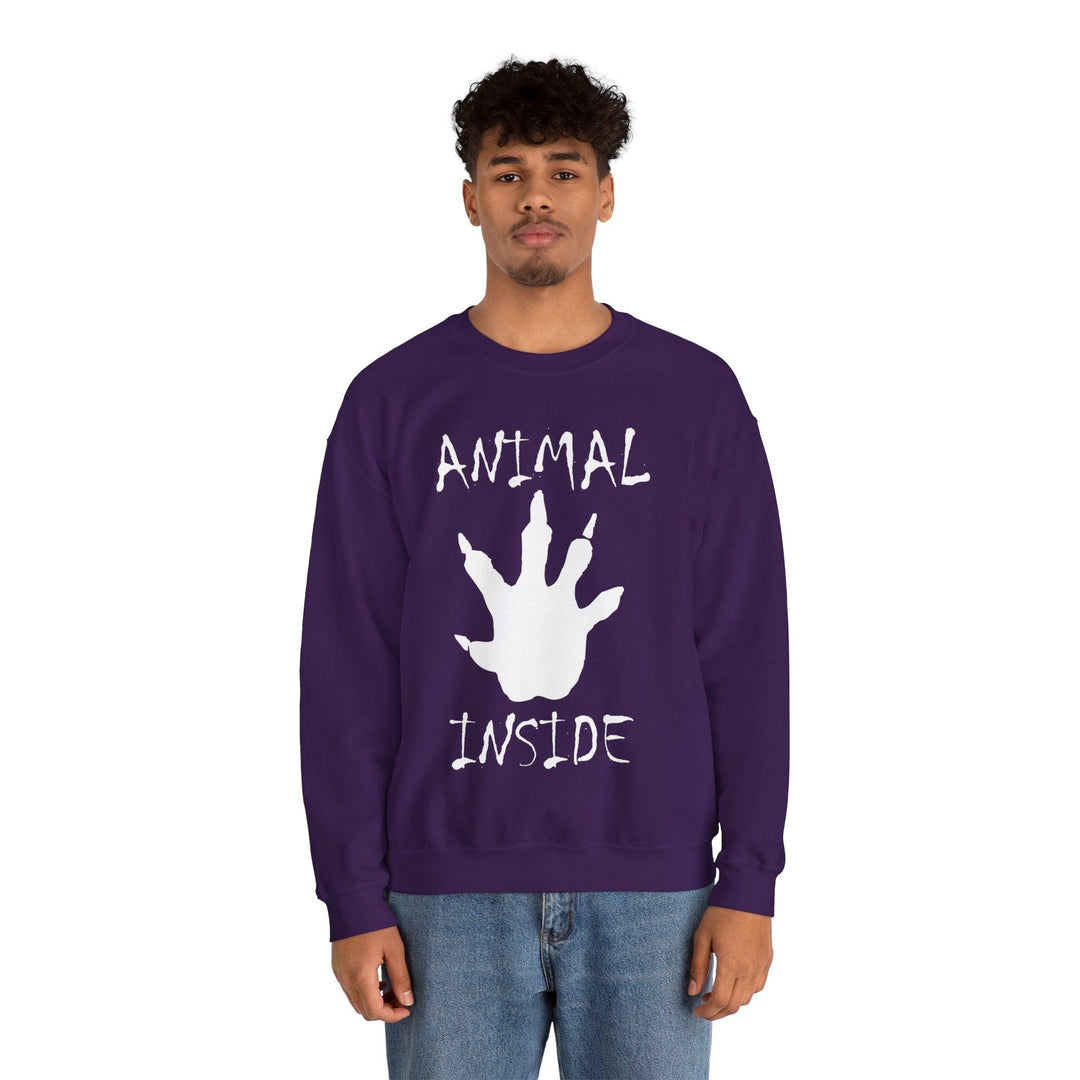 Animal Inside - Sweatshirt - Witty Twisters T-Shirts