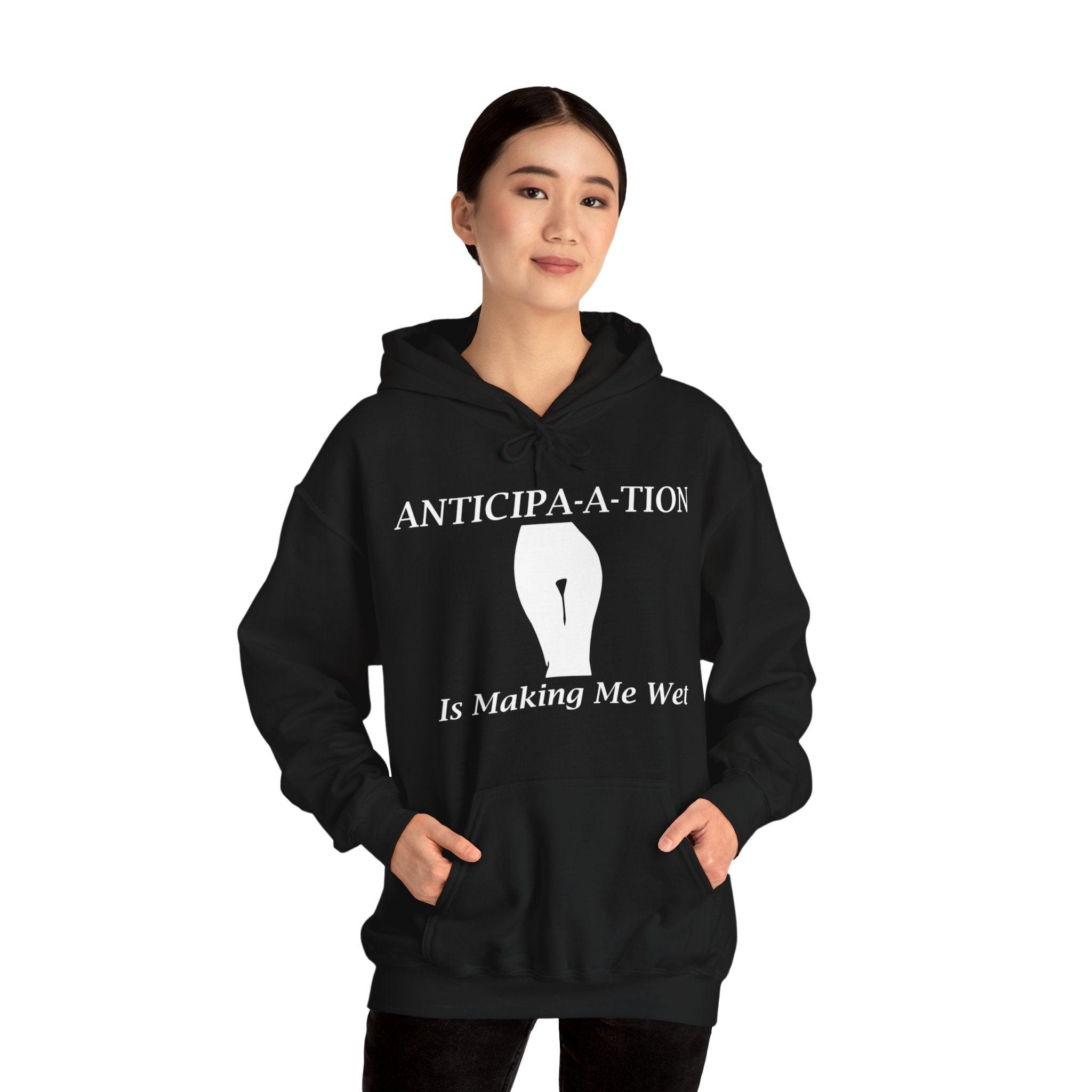 Anticipa-a-tion Is Making Me Wet - Hoodie - Witty Twisters Fashions