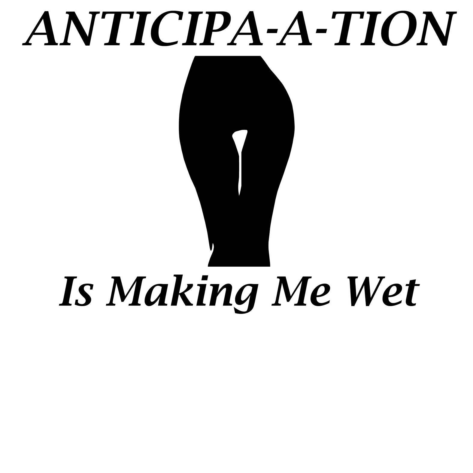 Anticipa-a-tion Is Making Me Wet - High-Neck Crop Bikini Top - Witty Twisters Fashions